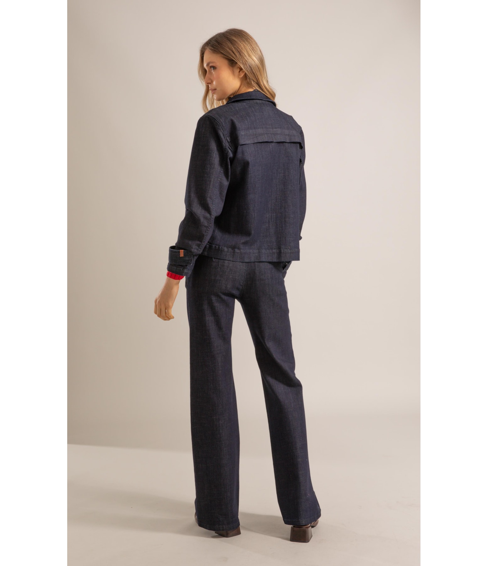 Jaqueta Jeans Visco Indigo Elastic Amaciado