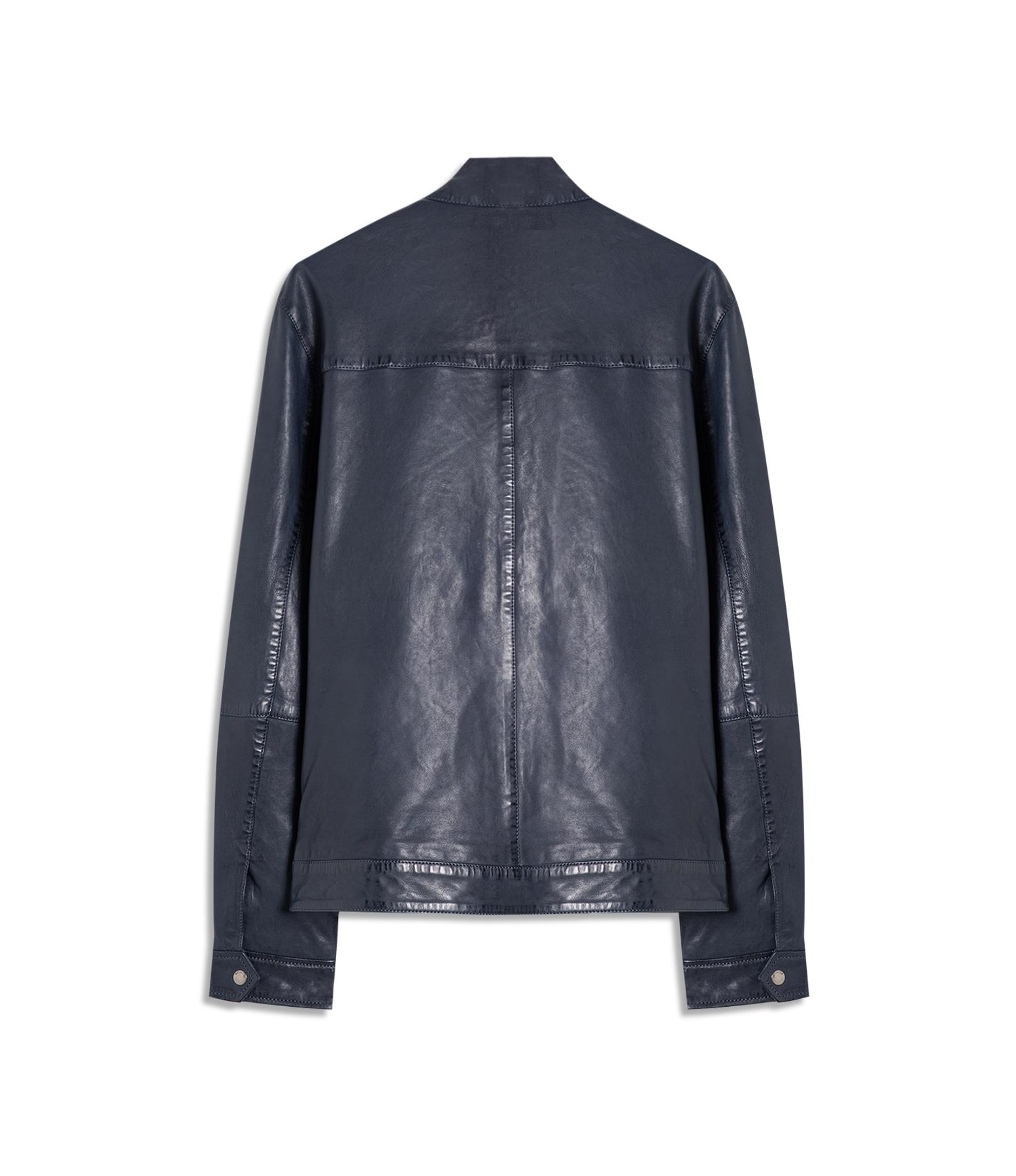 Jaqueta Kingston Leather Dark Navy