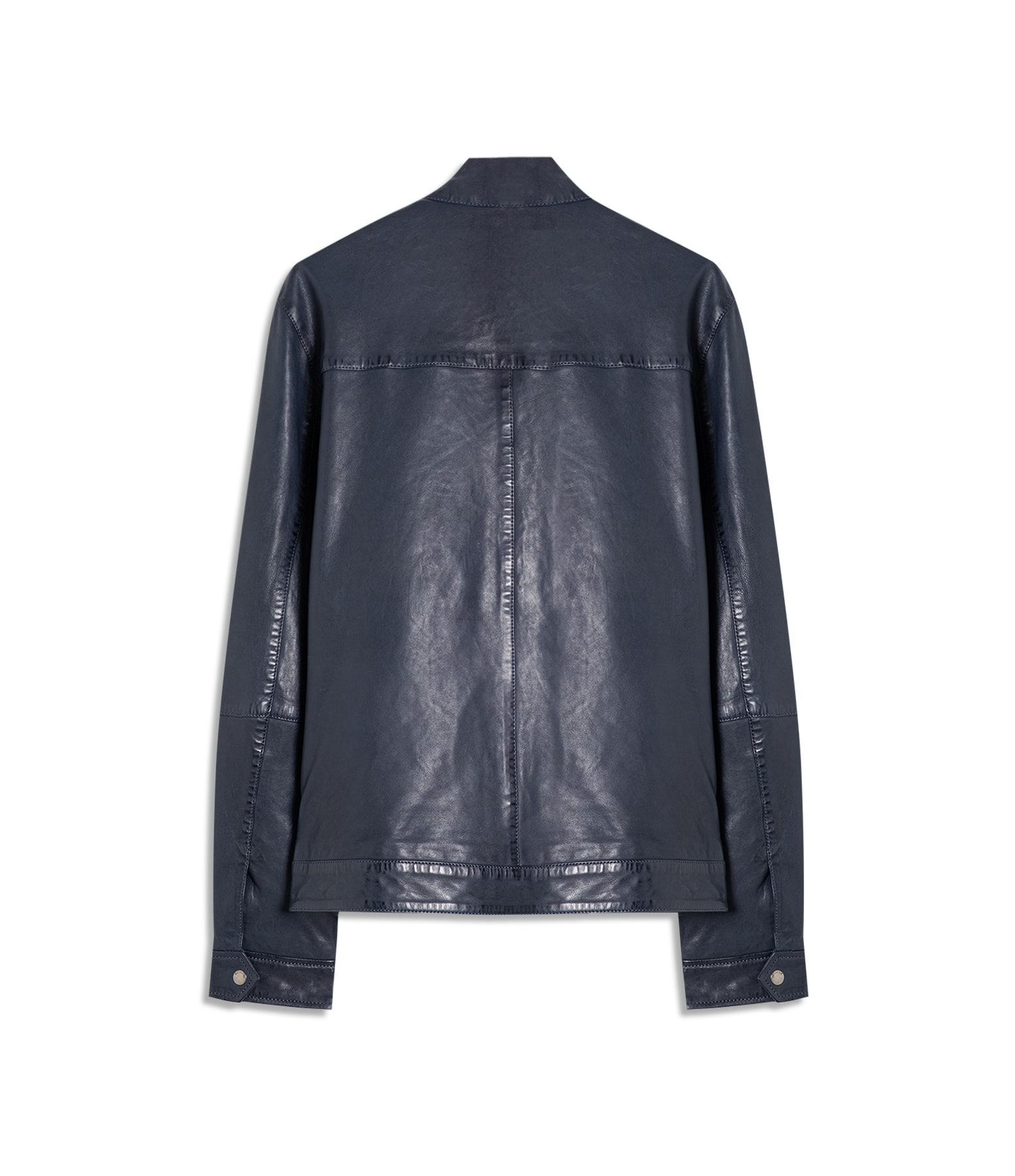 Jaqueta Kingston Leather Dark Navy