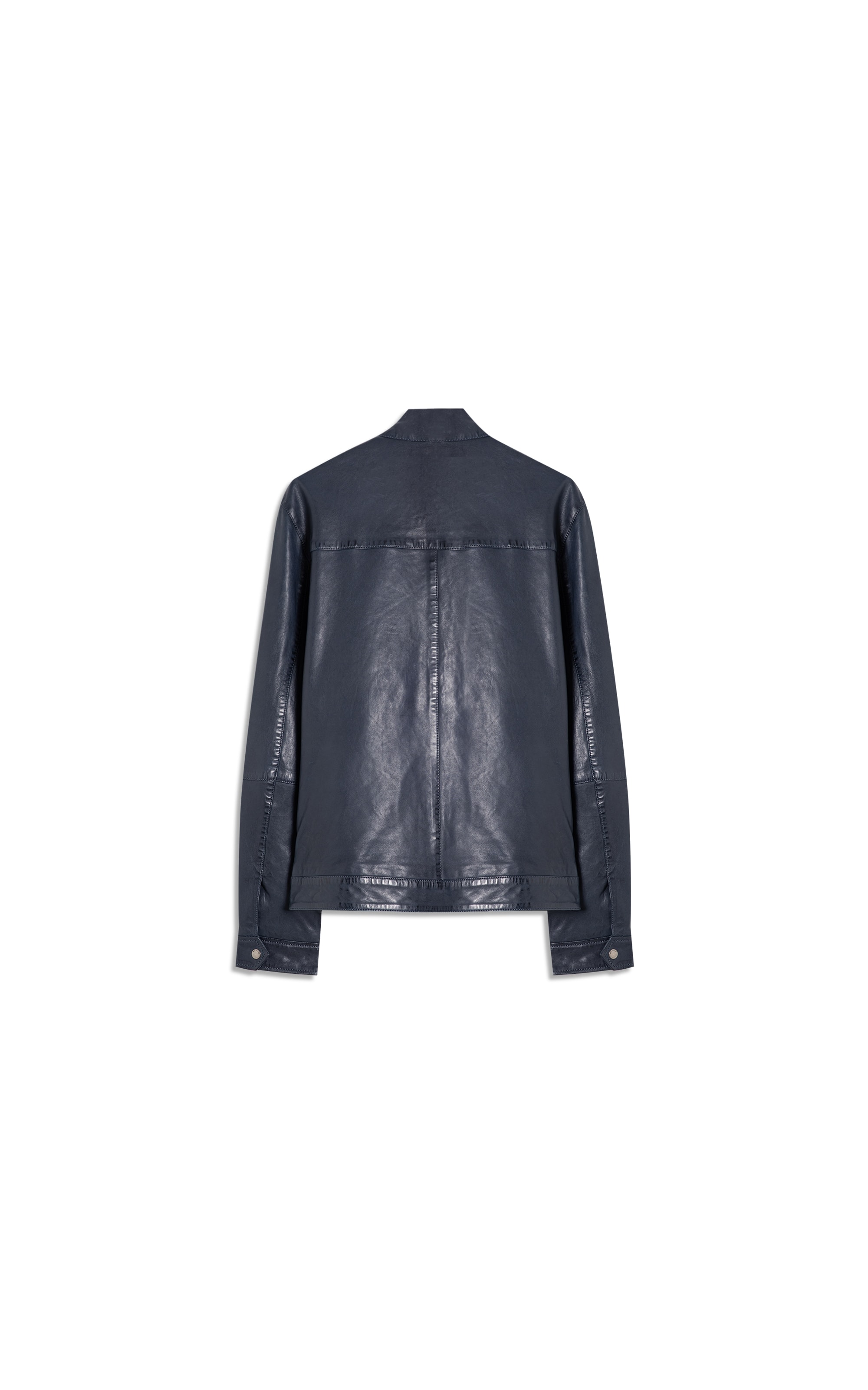 Jaqueta Kingston Leather Dark Navy
