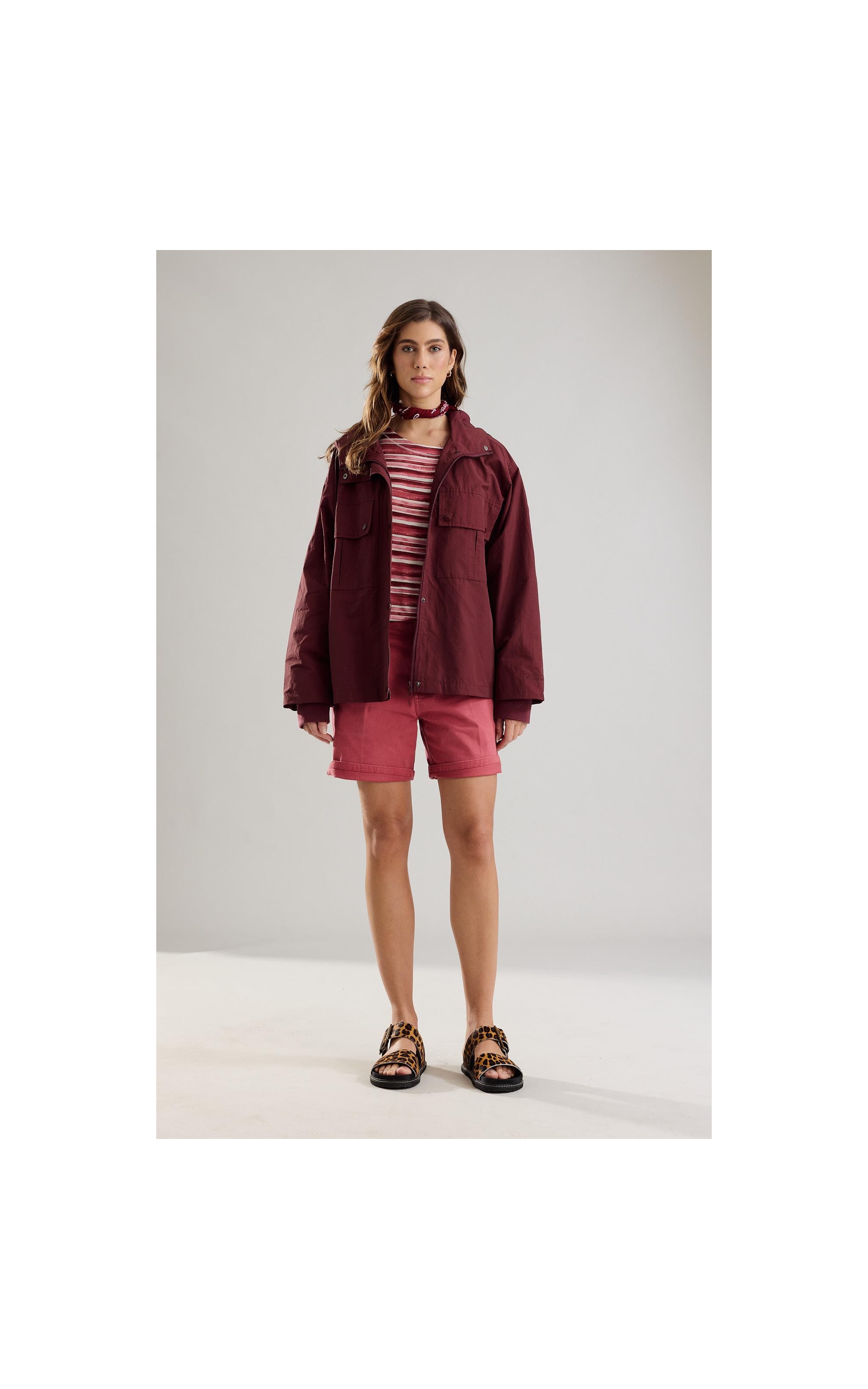 Jaqueta Lava Cotton Bordeaux