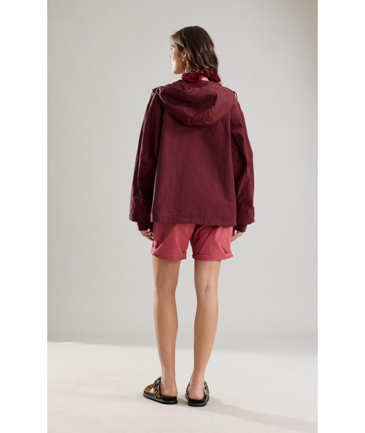 Jaqueta Lava Cotton Bordeaux