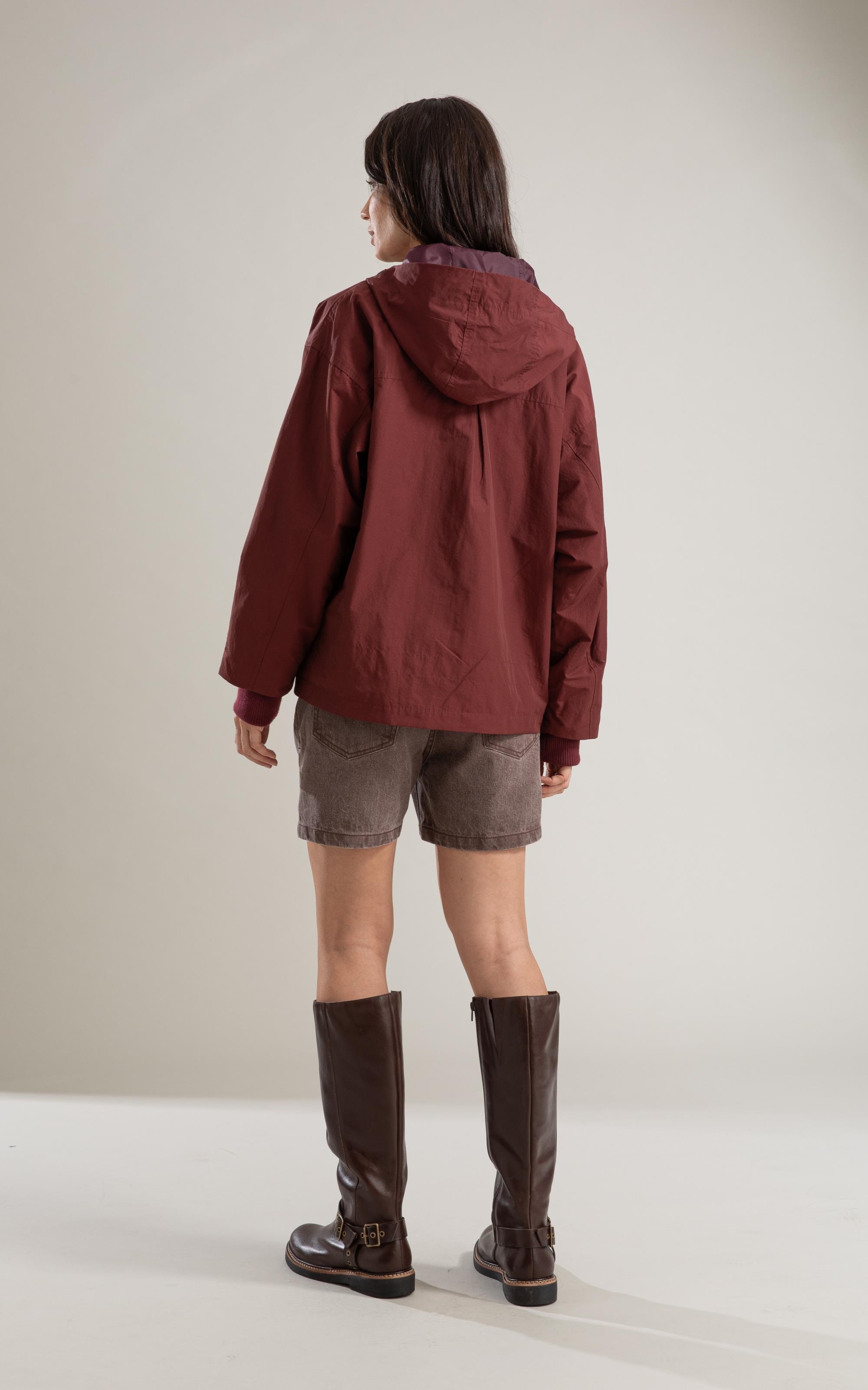 Jaqueta Lava Cotton Bordeaux