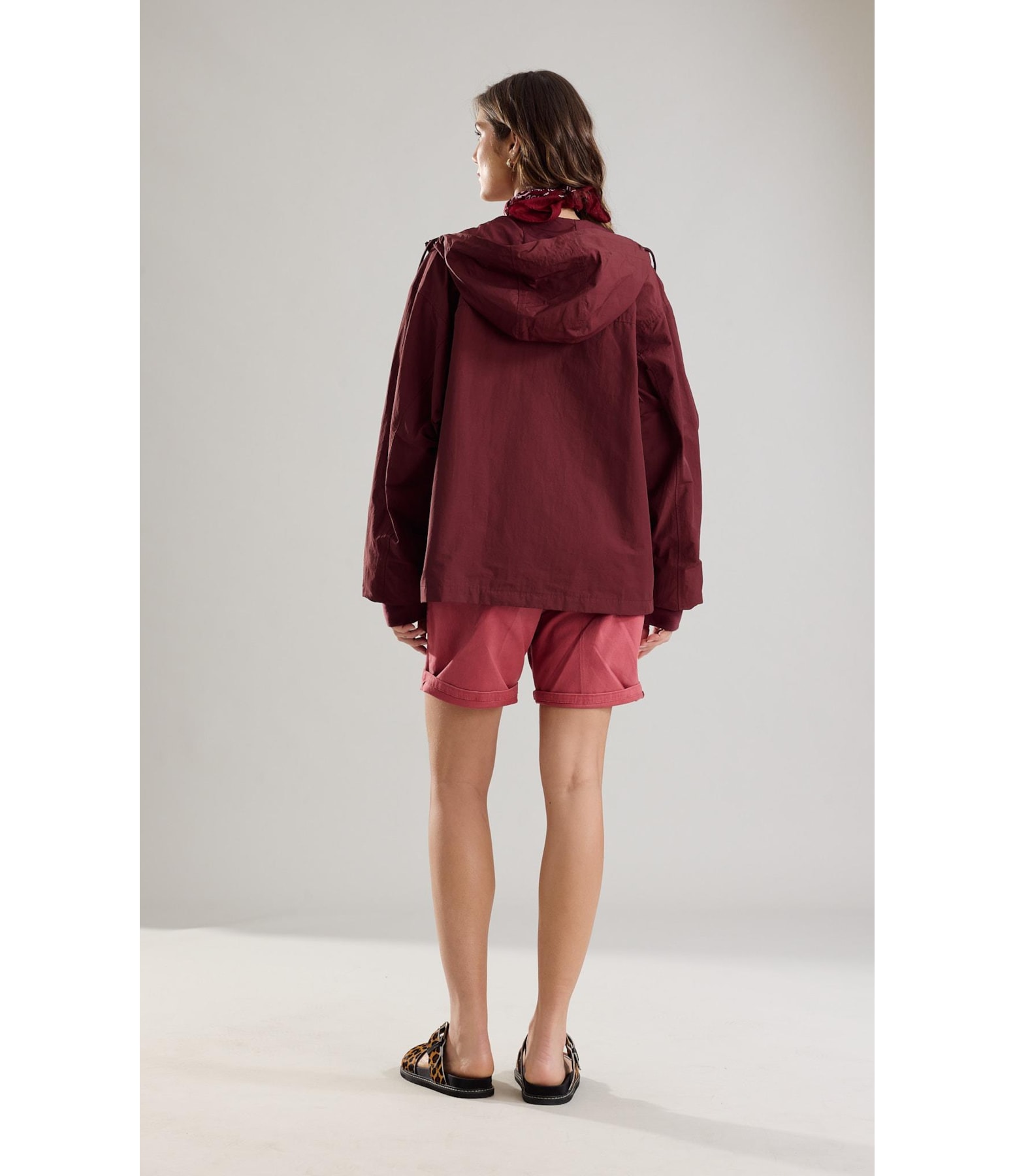 Jaqueta Lava Cotton Bordeaux
