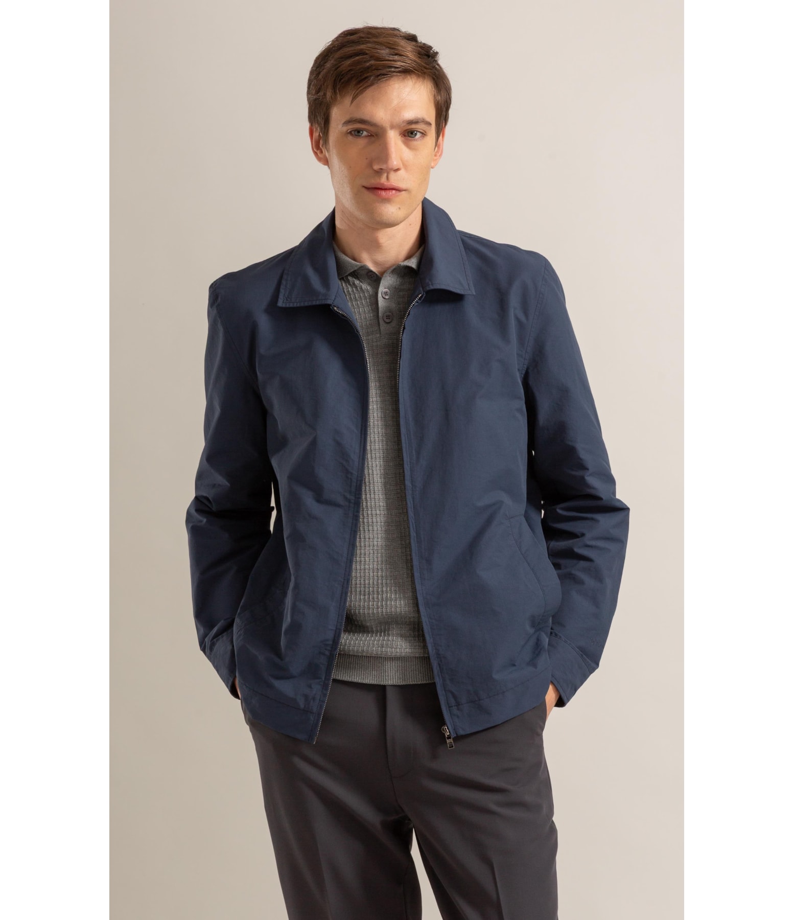 Jaqueta Lenon Nylon Marinho