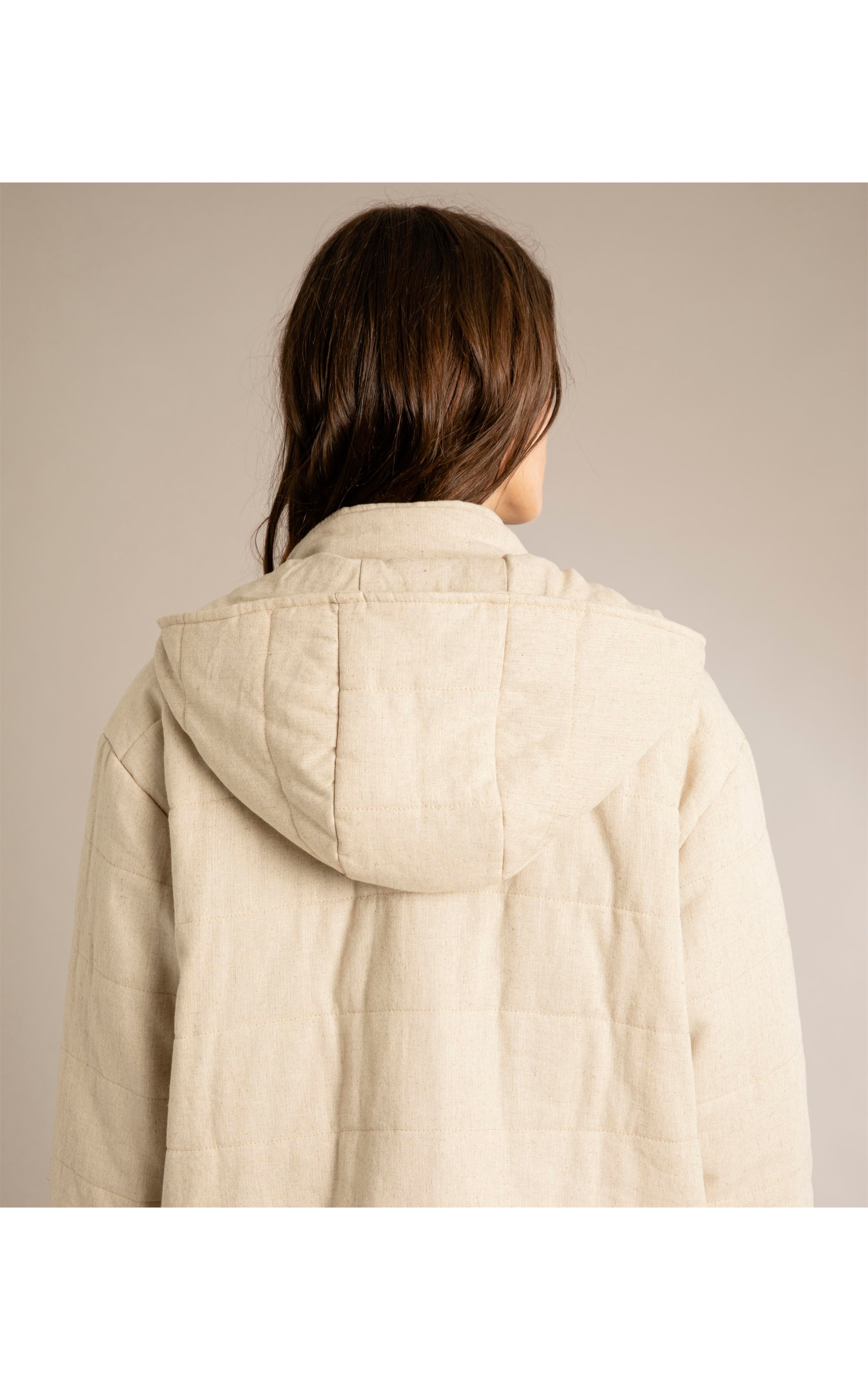 Jaqueta Linho Diamond Boxy Natural