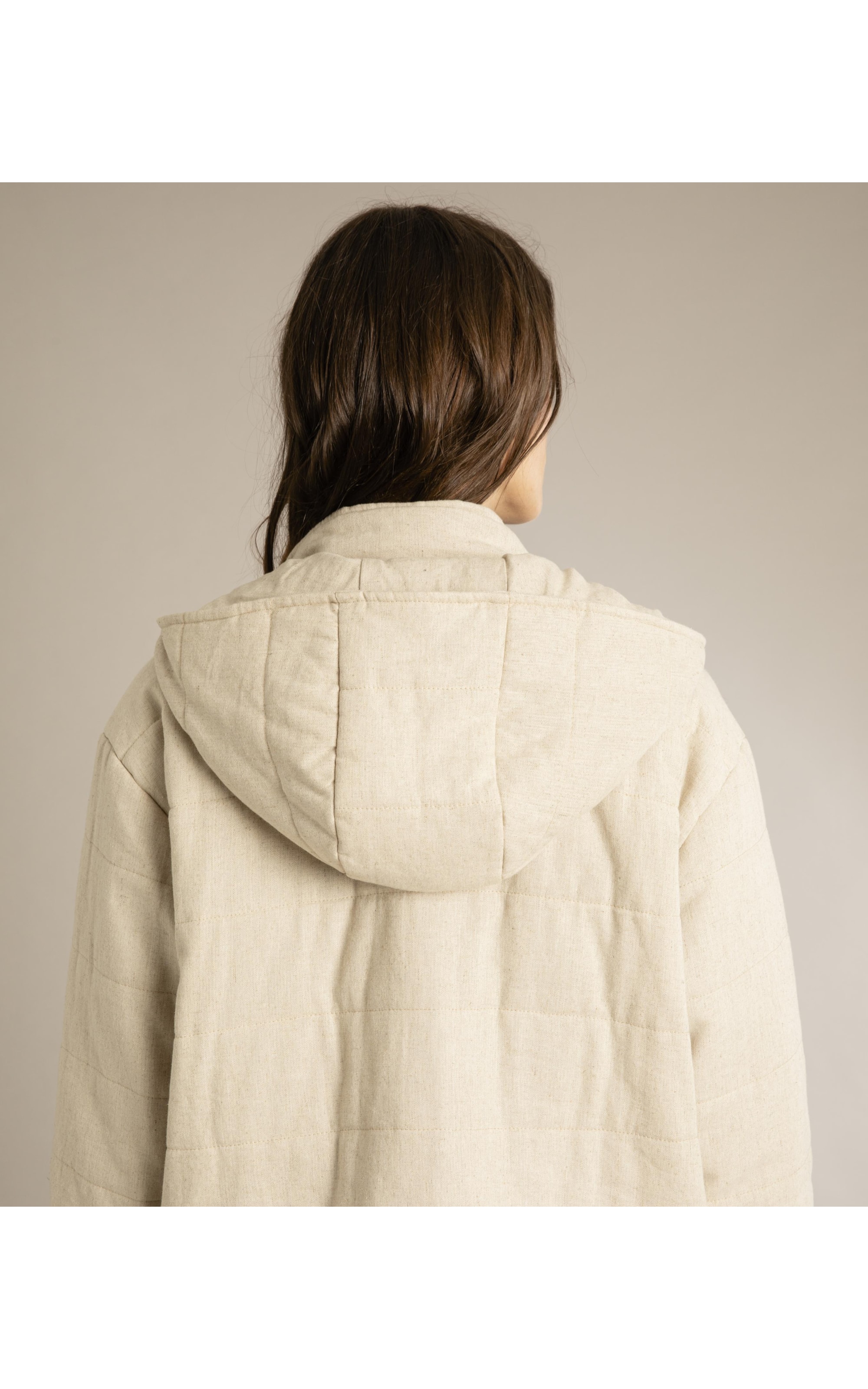 Jaqueta Linho Diamond Boxy Natural