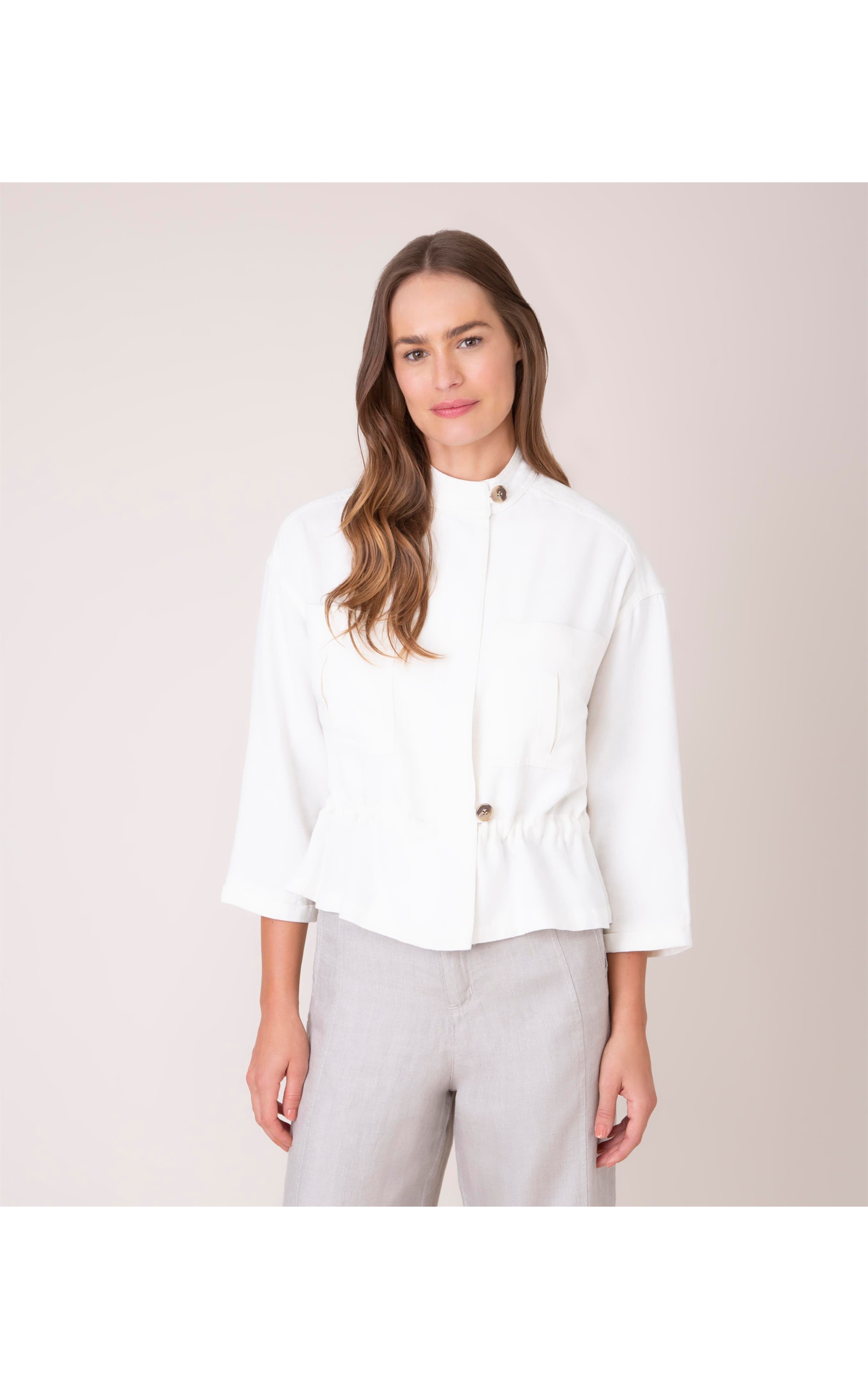 Jaqueta Linho  Madri Off White