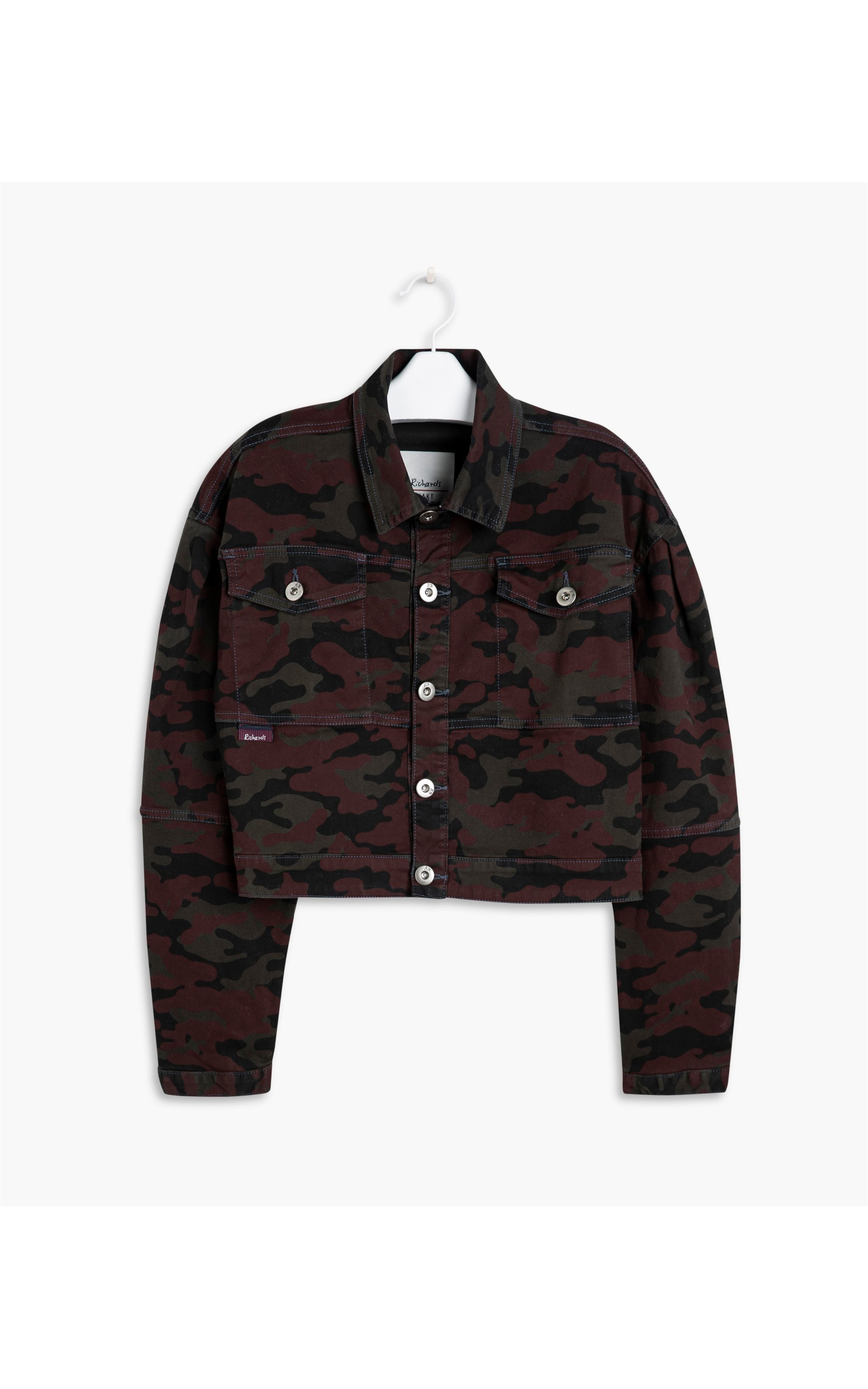 Jaqueta Logan Camuflada Vermelho