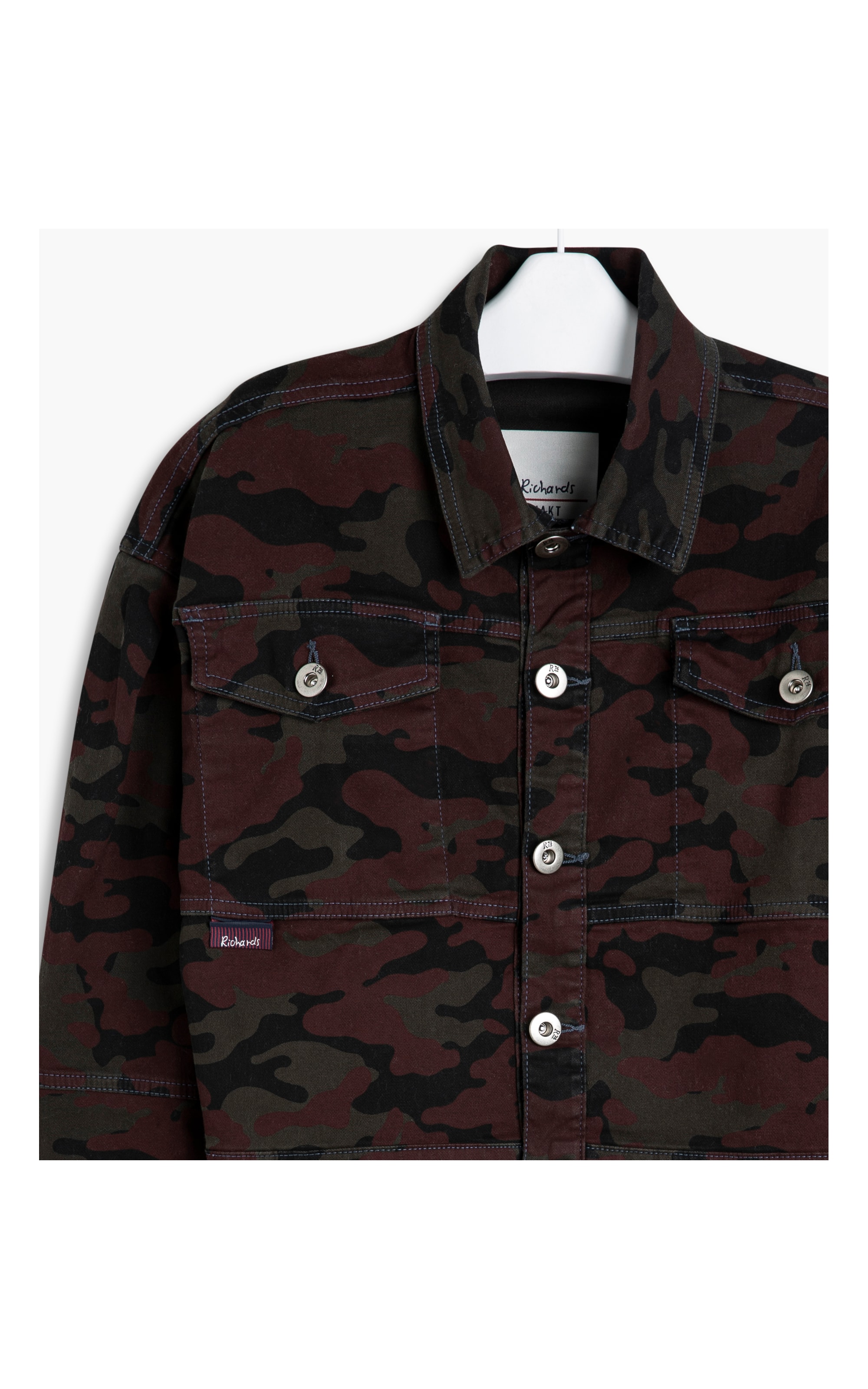Jaqueta Logan Camuflada Vermelho