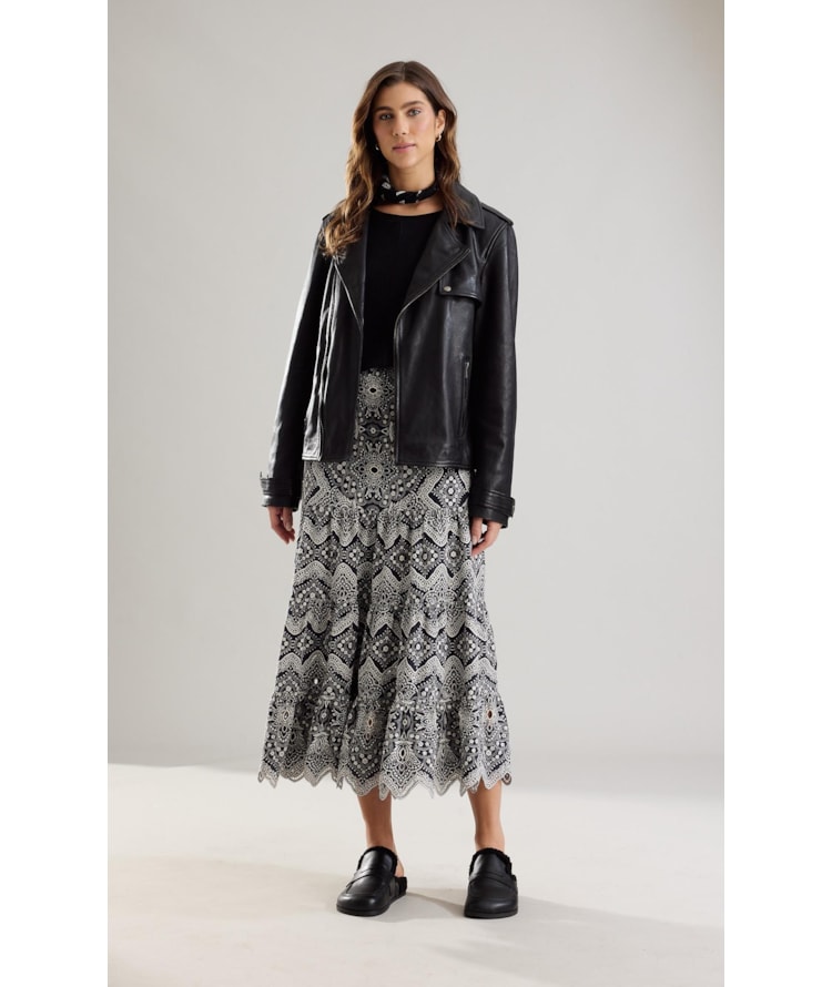 Jaqueta Maeve Leather Preto