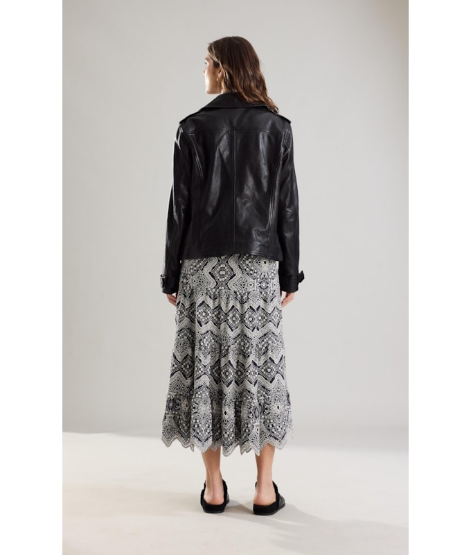 Jaqueta Maeve Leather Preto