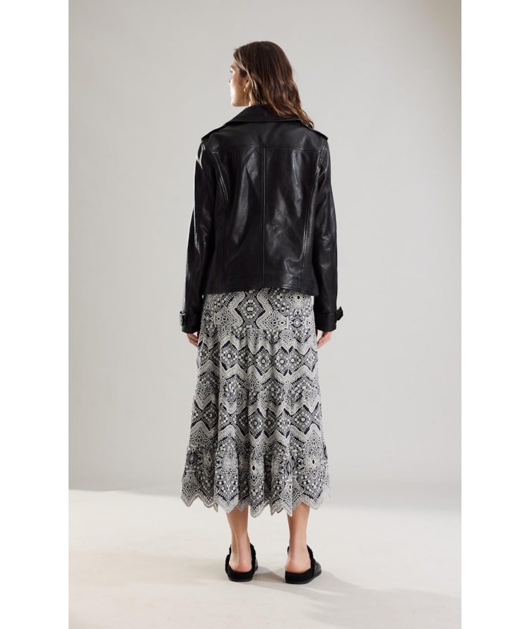 Jaqueta Maeve Leather Preto