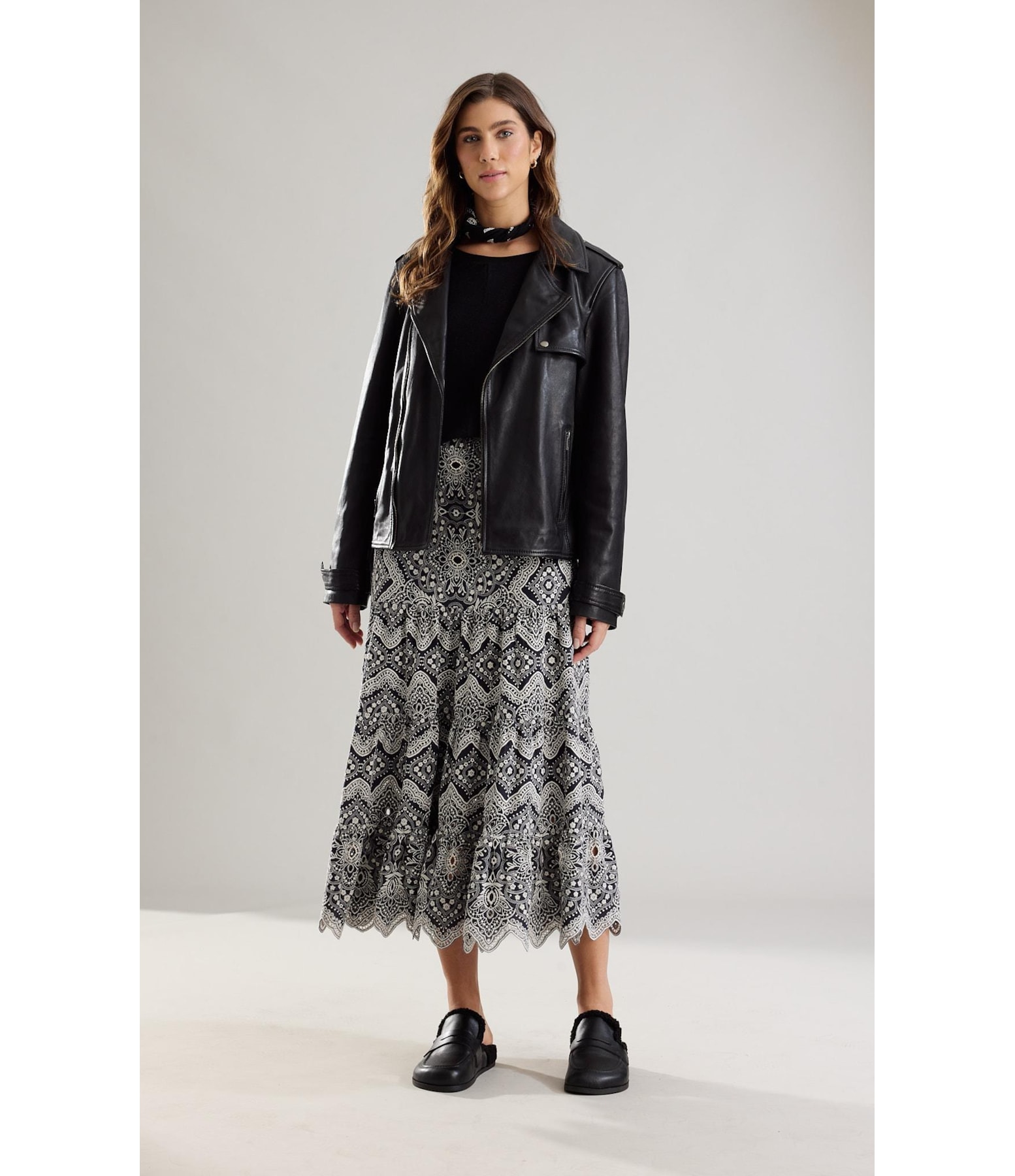 Jaqueta Maeve Leather Preto