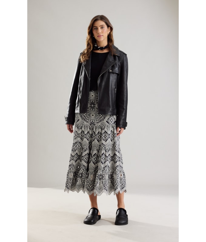 Jaqueta Maeve Leather Preto