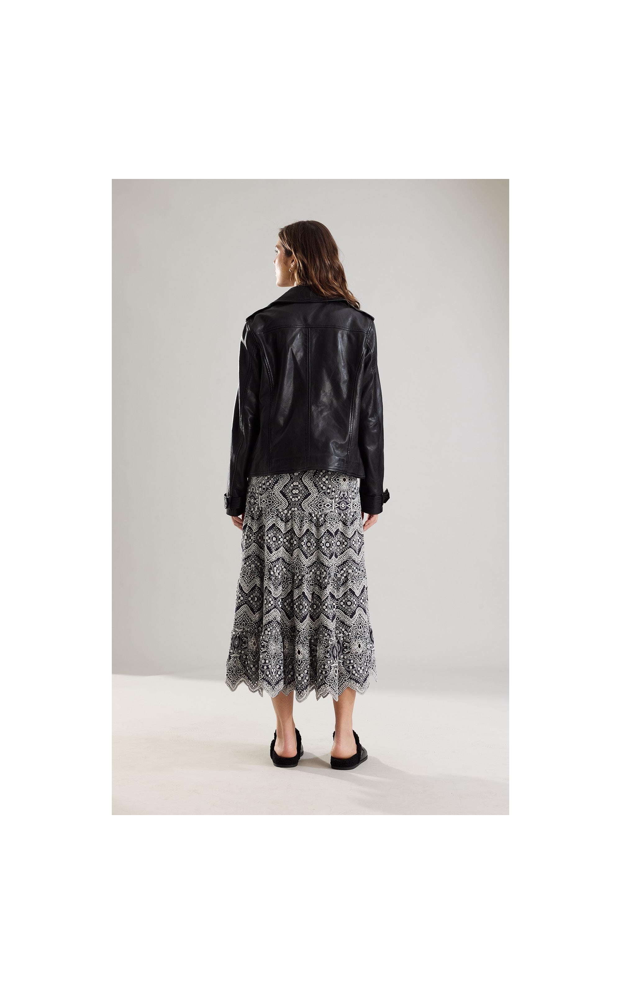 Jaqueta Maeve Leather Preto