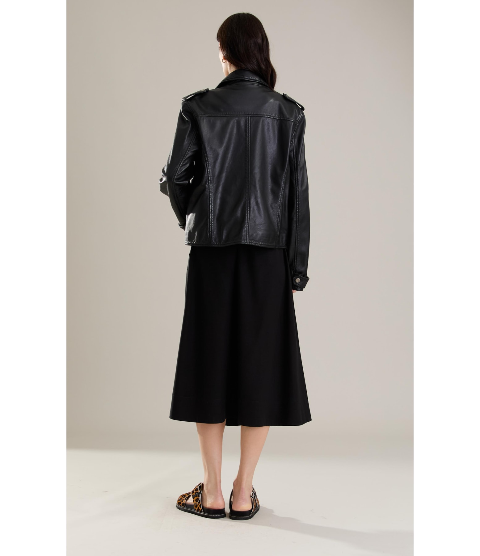 Jaqueta Maeve Leather Preto
