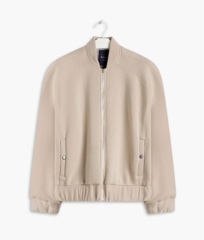 Jaqueta Maisha Moletom Areia