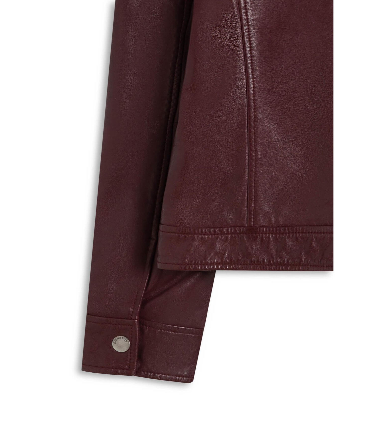 Jaqueta Milan Leather Bordeaux