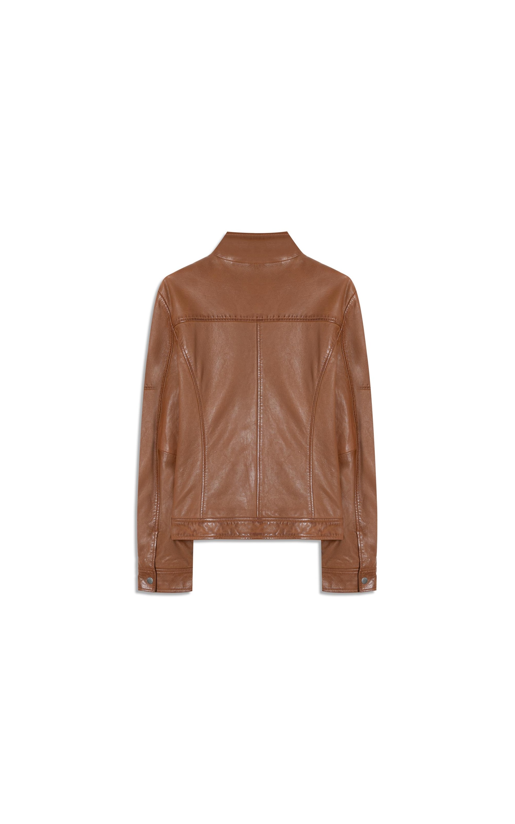 Jaqueta Milan Leather Caramelo