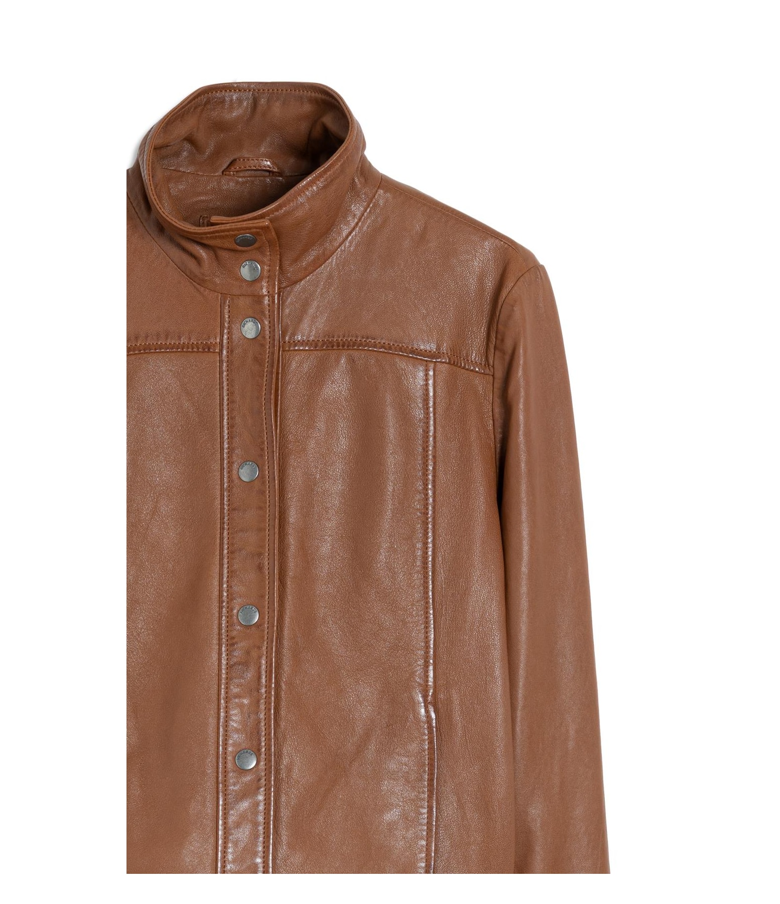 Jaqueta Milan Leather Caramelo