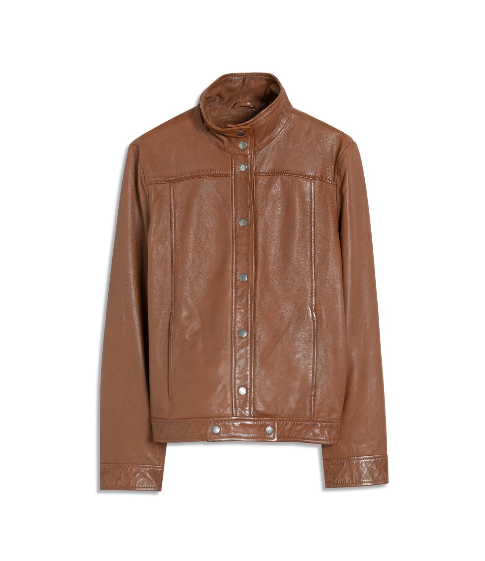 Jaqueta Milan Leather Caramelo