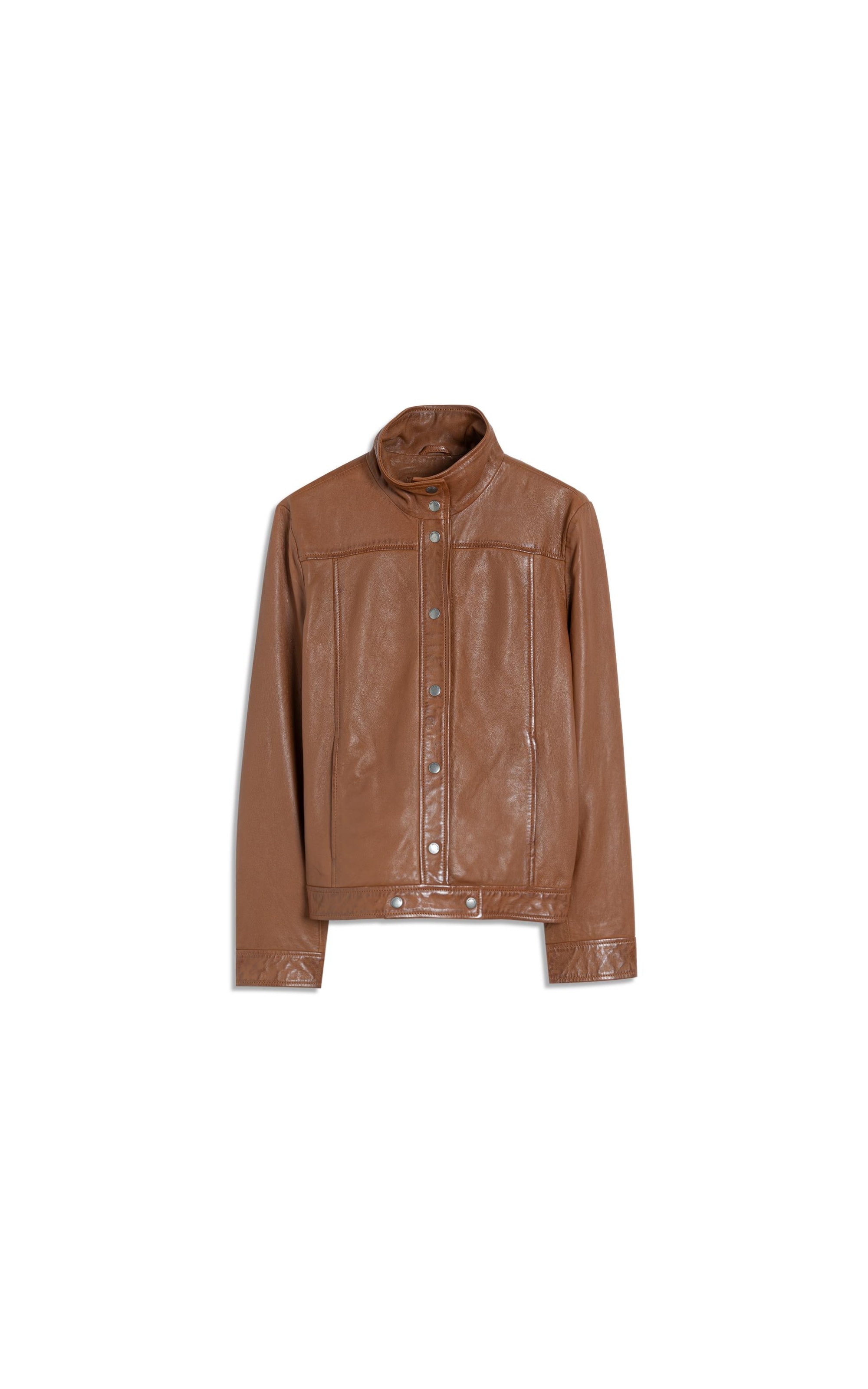 Jaqueta Milan Leather Caramelo