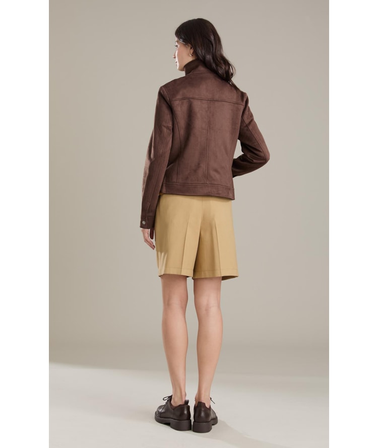 Jaqueta Milan Suede Cafe