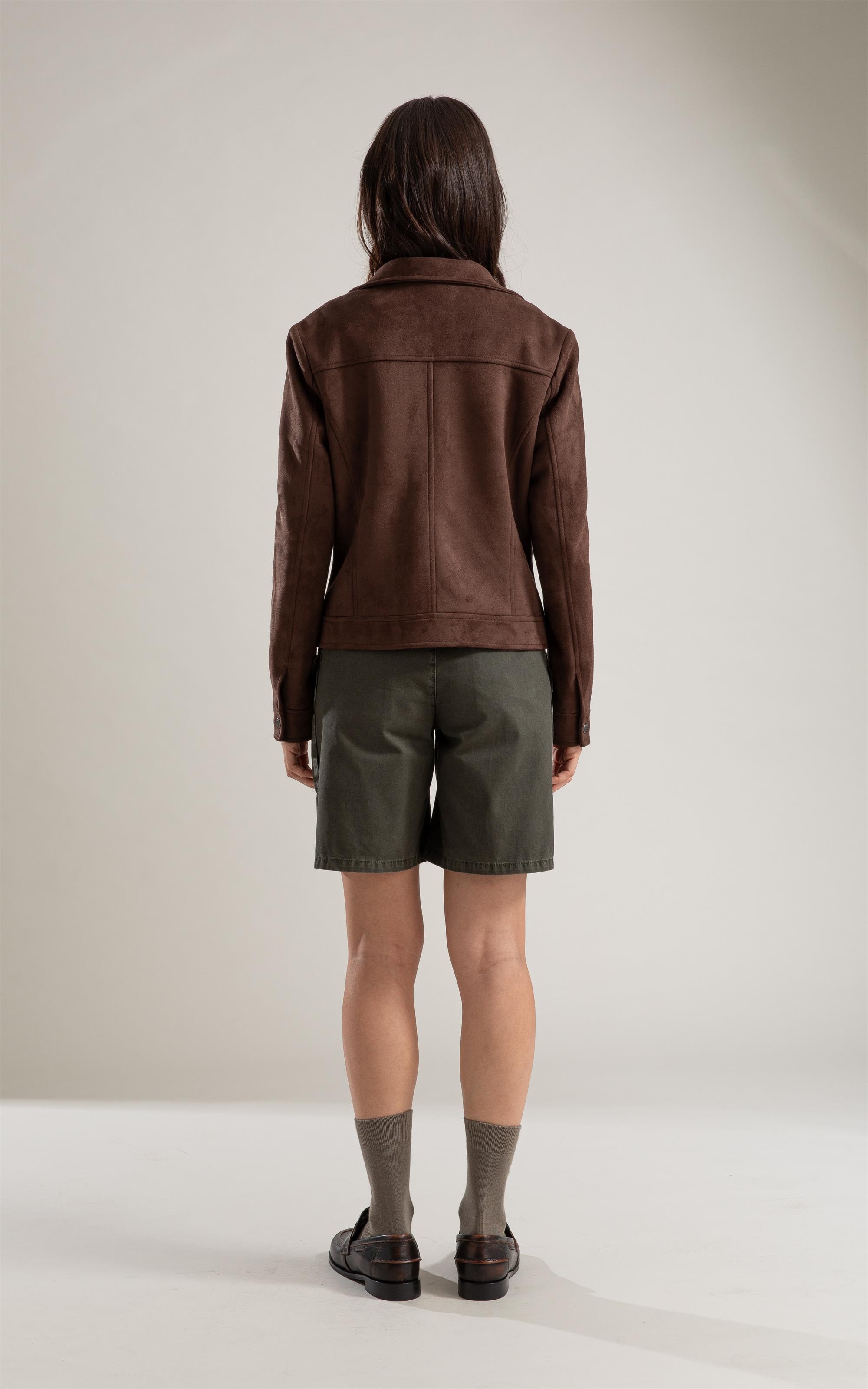 Jaqueta Milan Suede Cafe