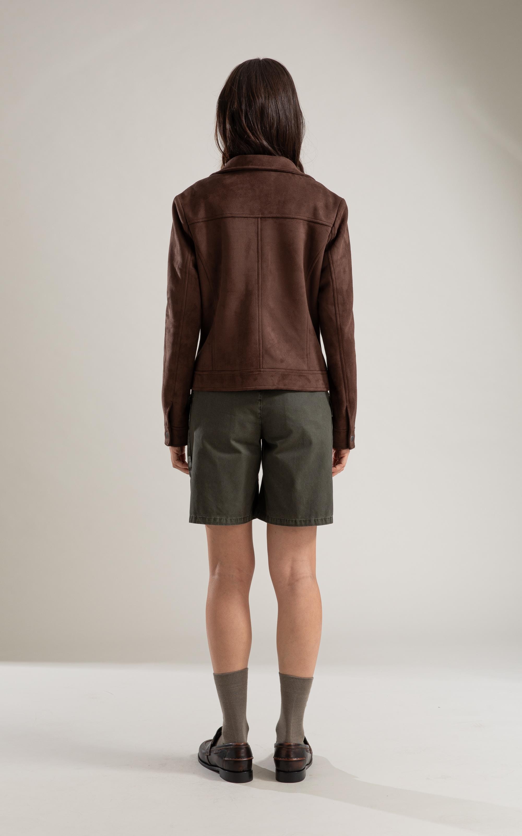 Jaqueta Milan Suede Cafe
