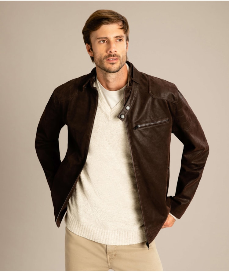 Jaqueta Natural Leather Cafe