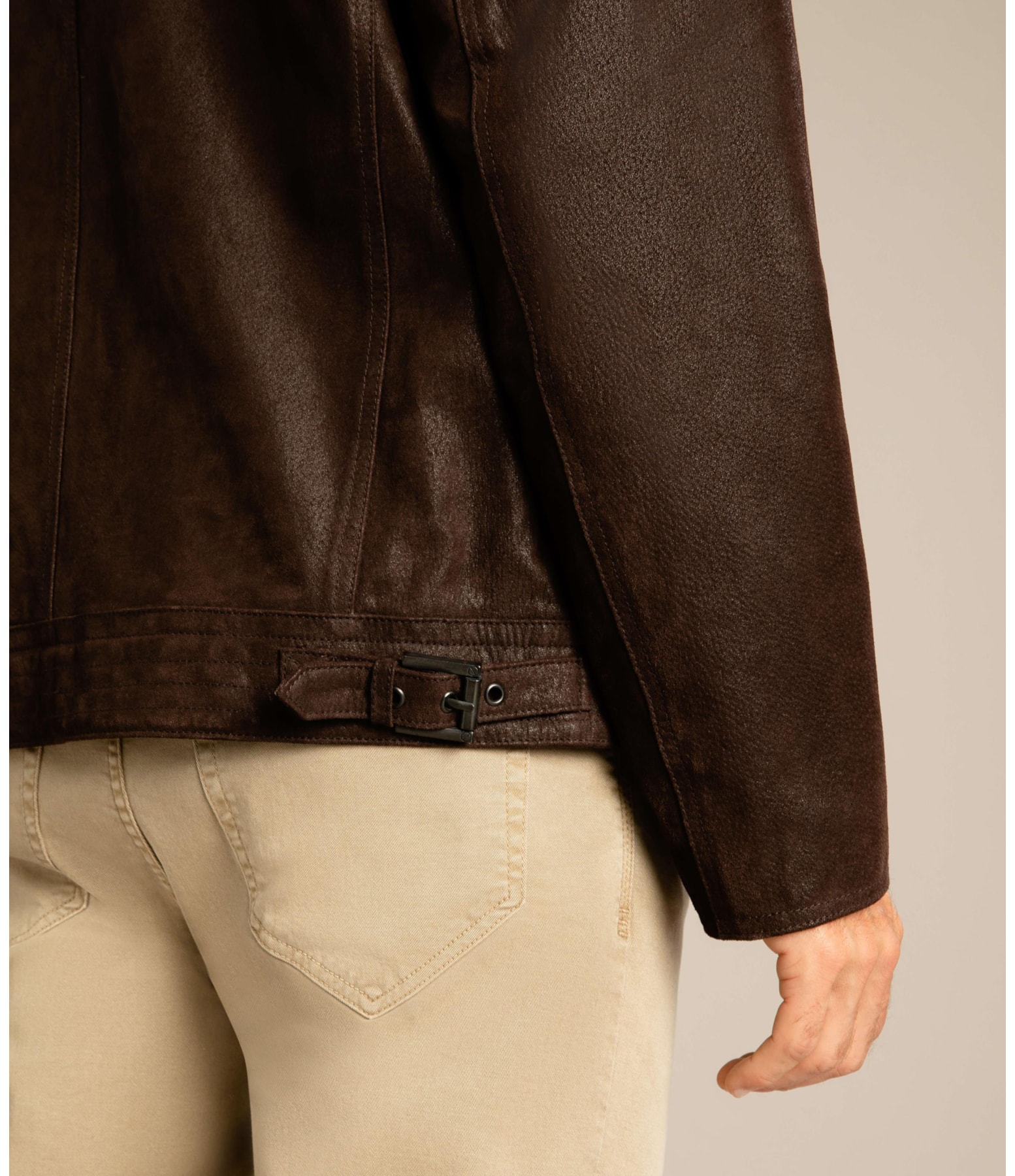 Jaqueta Natural Leather Cafe