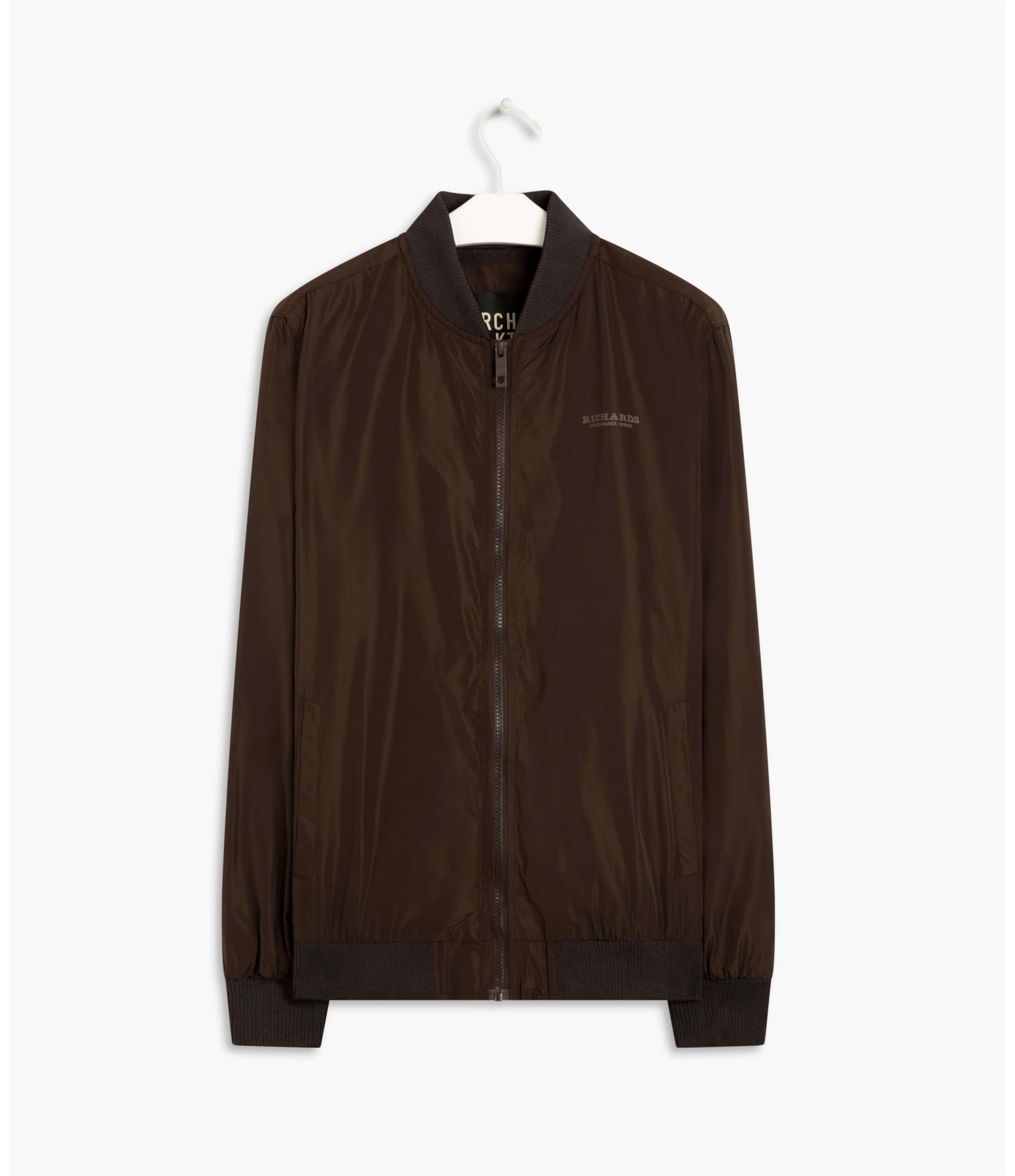 Jaqueta Nylon Bomber Rib Cafe