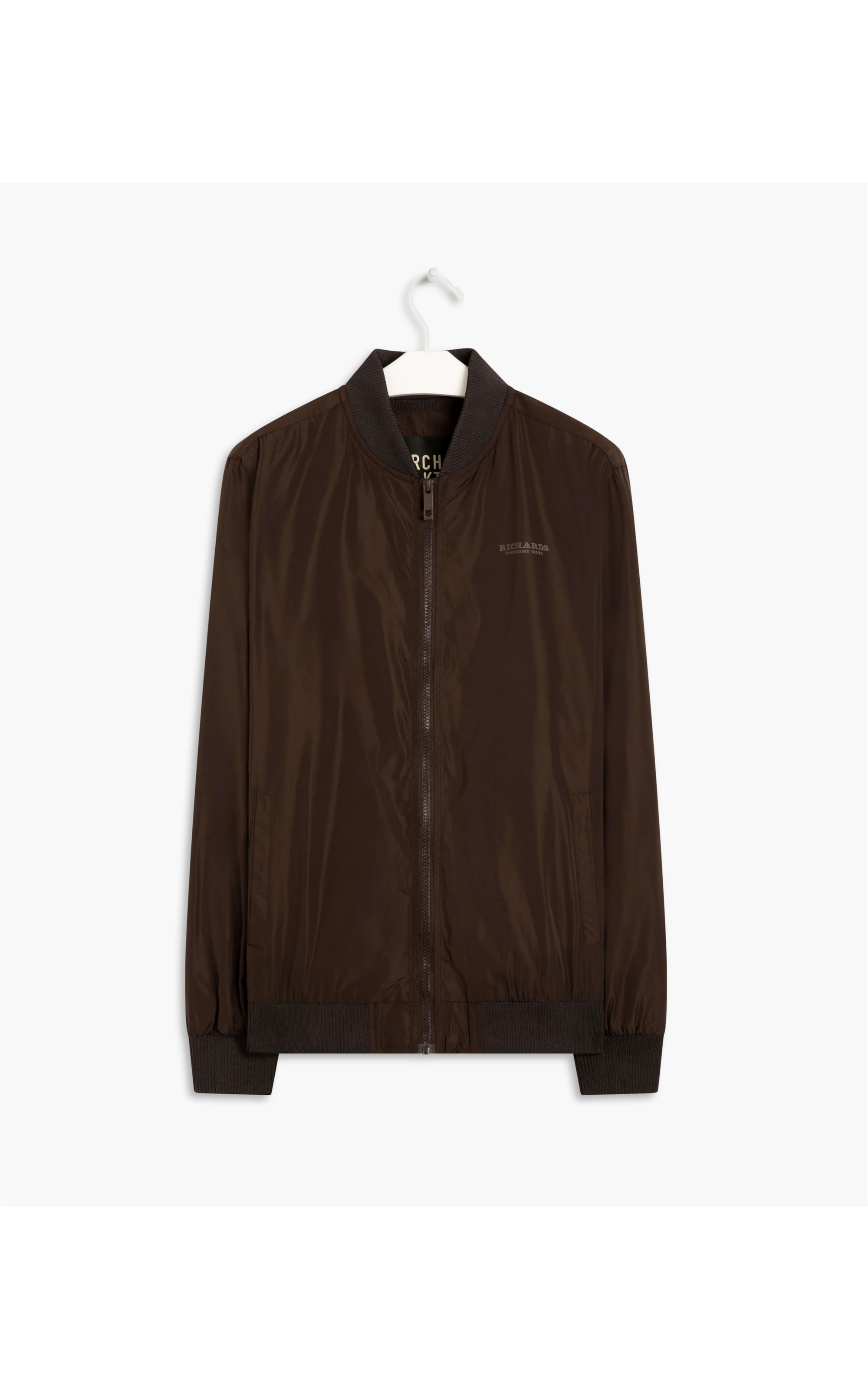 Jaqueta Nylon Bomber Rib Cafe