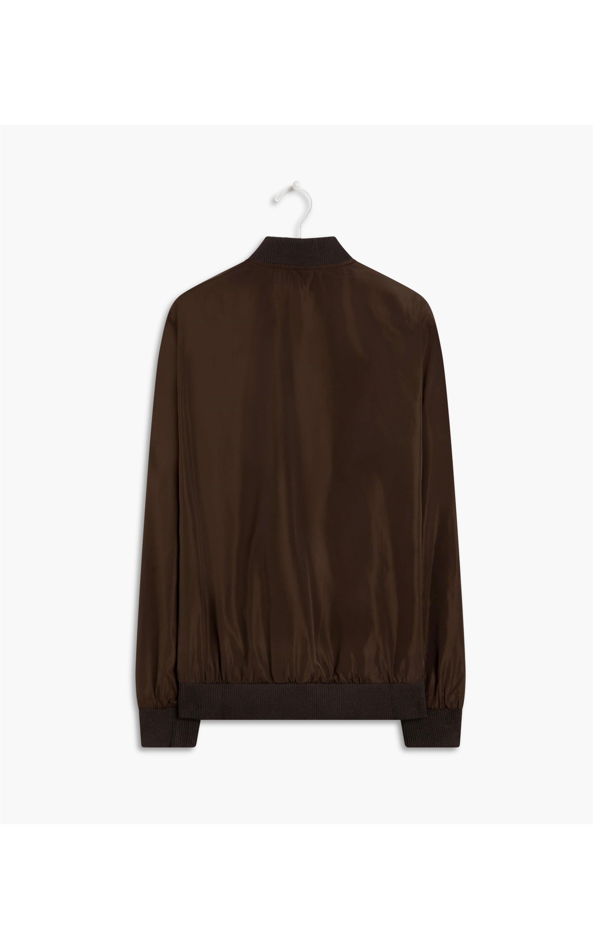 Jaqueta Nylon Bomber Rib Cafe