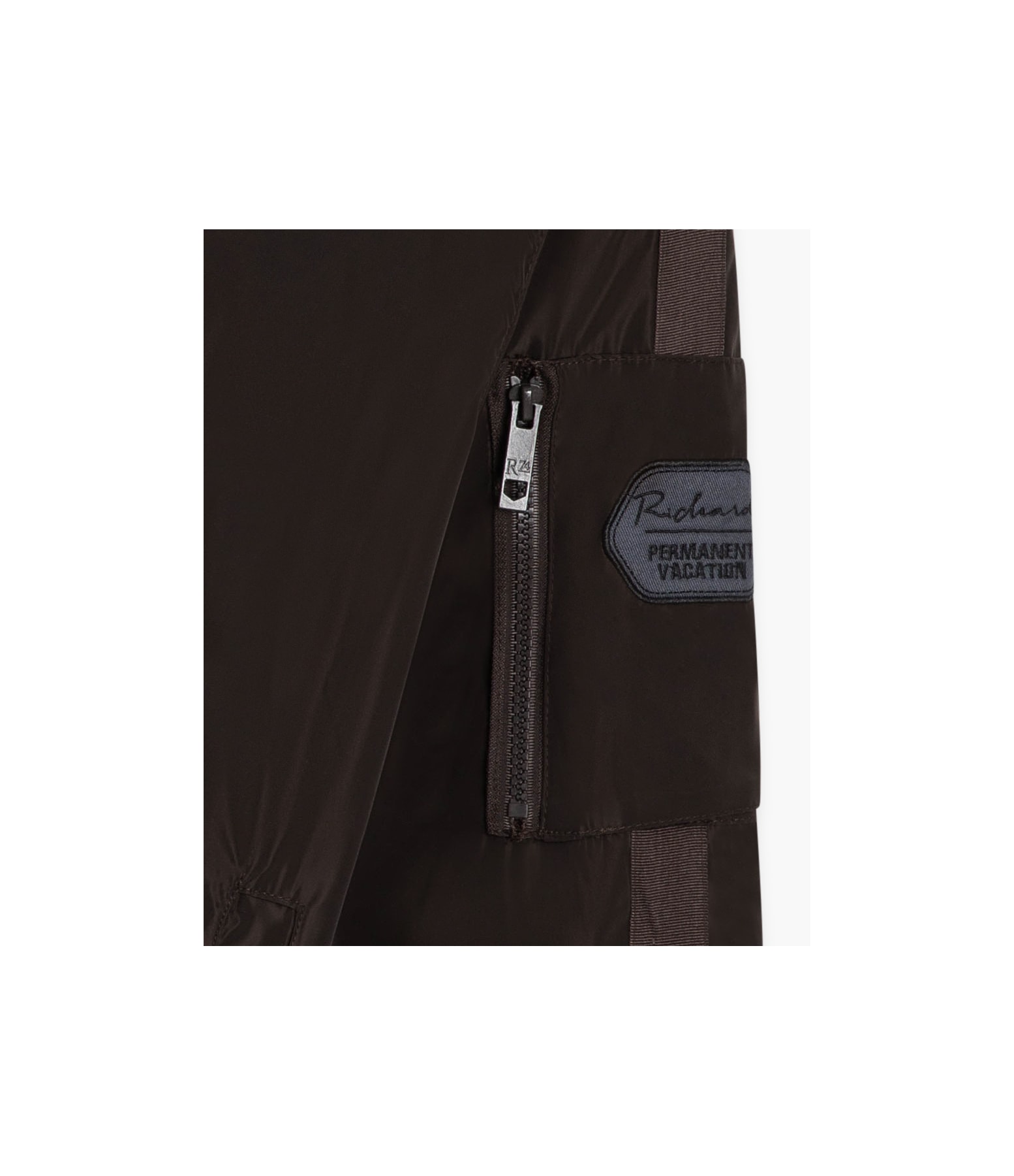 Jaqueta Nylon Bomber Rib Cafe