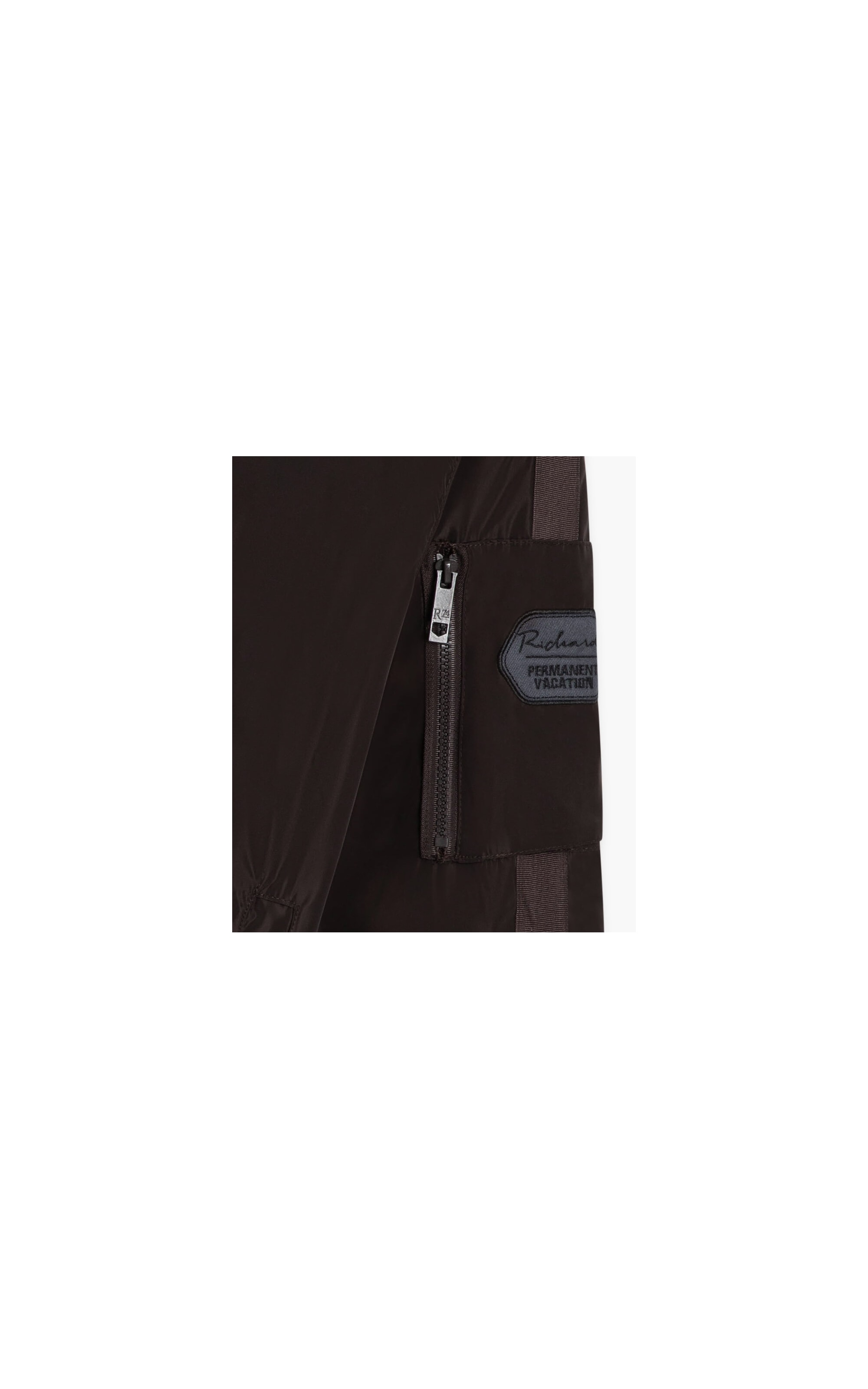 Jaqueta Nylon Bomber Rib  Cinza Chumbo