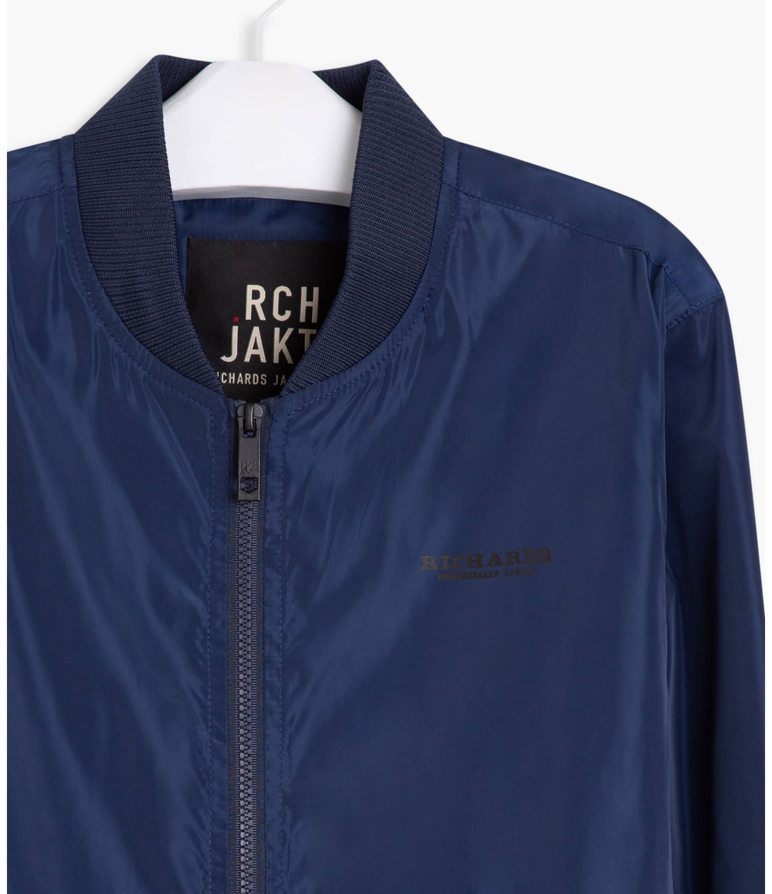 Jaqueta Nylon Bomber Rib Dark Navy