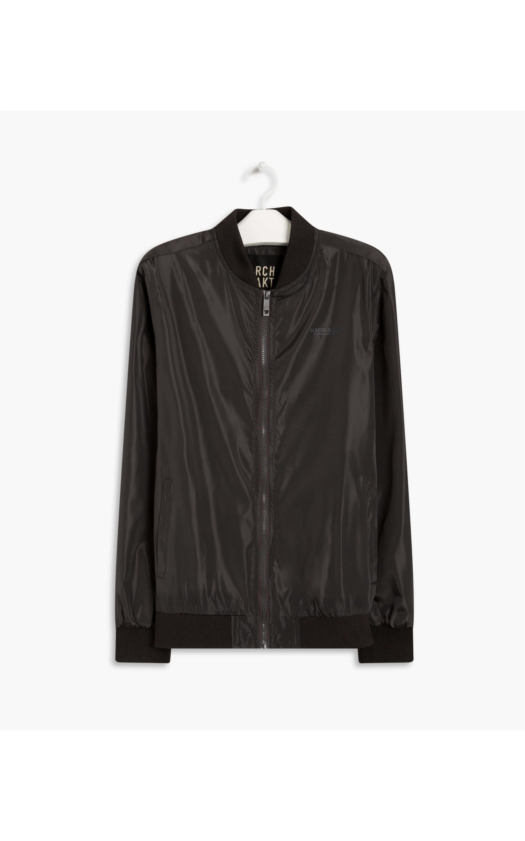 Jaqueta Nylon Bomber Rib Grafite