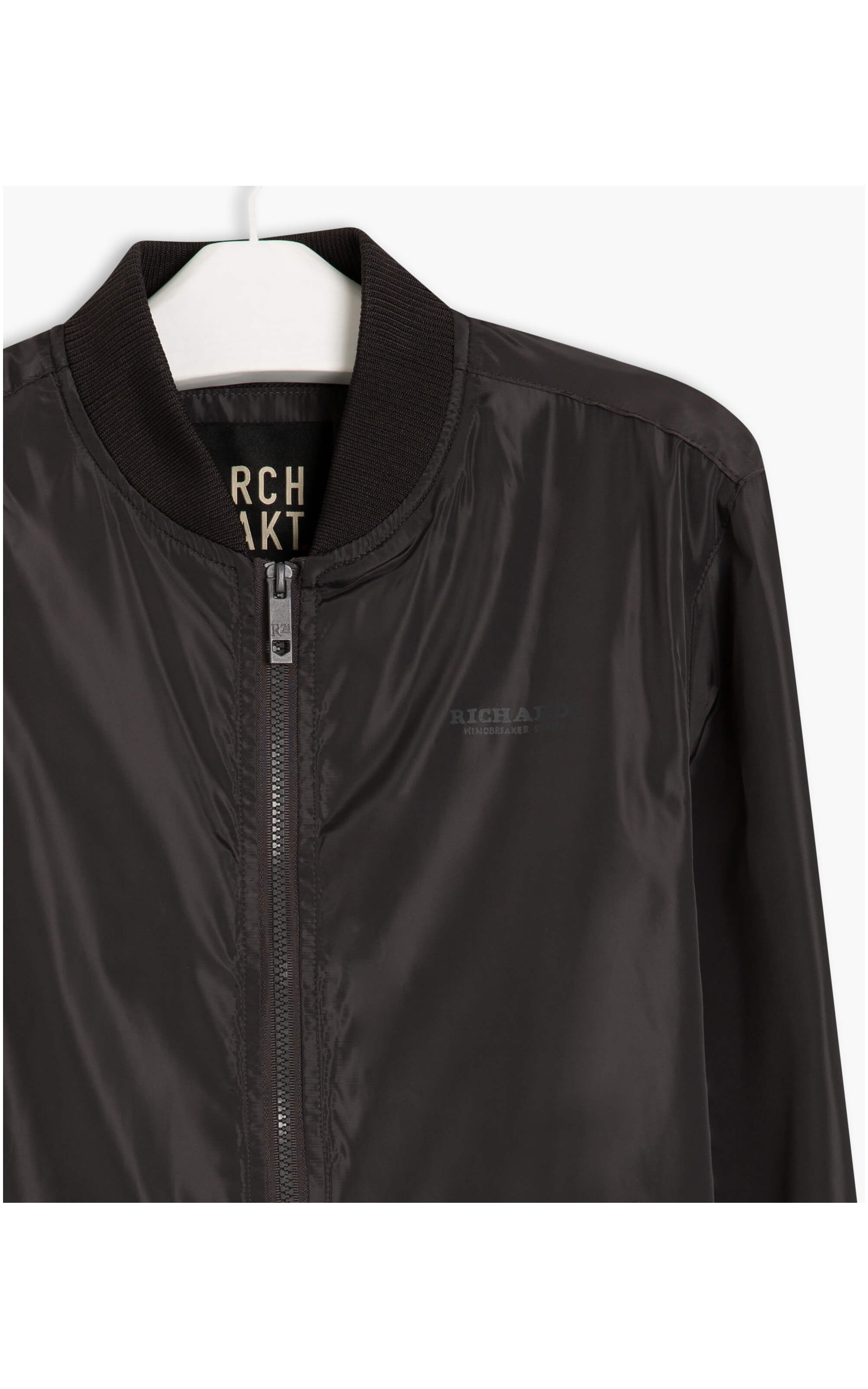 Jaqueta Nylon Bomber Rib Grafite