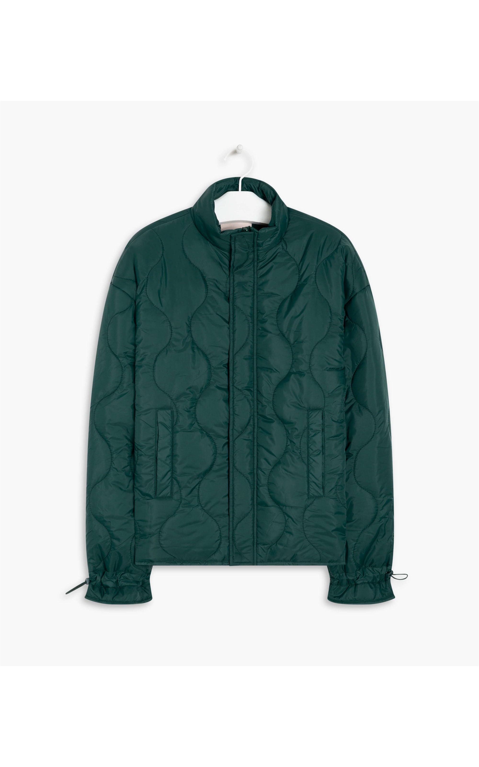 Jaqueta Nylon Diamond Puffer Verde Jade