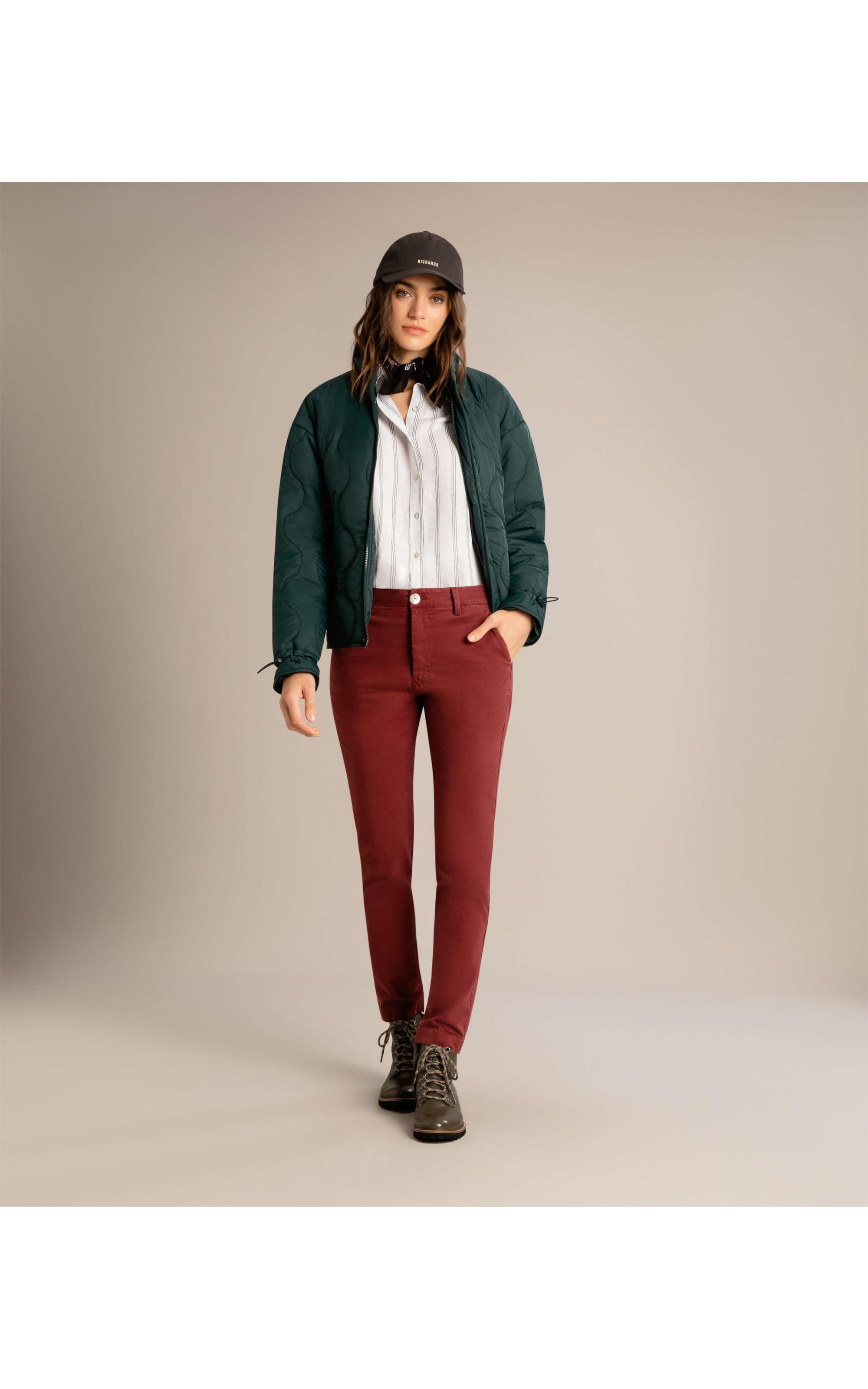 Jaqueta Nylon Diamond Puffer Verde Jade