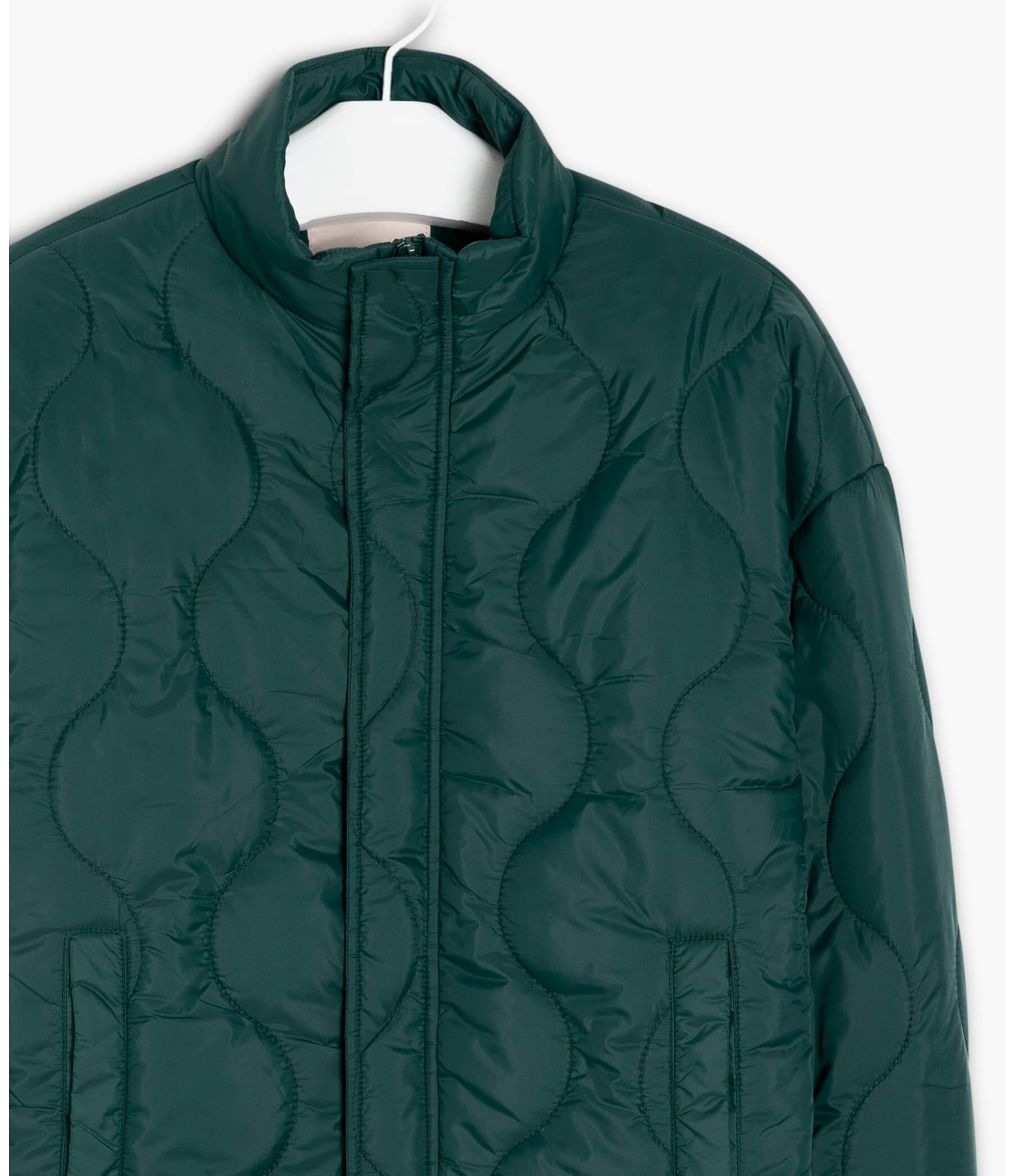 Jaqueta Nylon Diamond Puffer Verde Jade