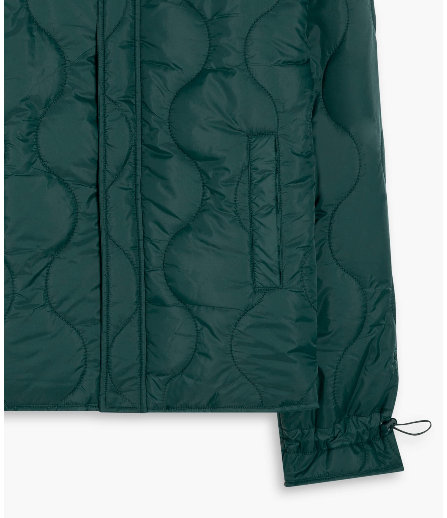 Jaqueta Nylon Diamond Puffer Verde Jade