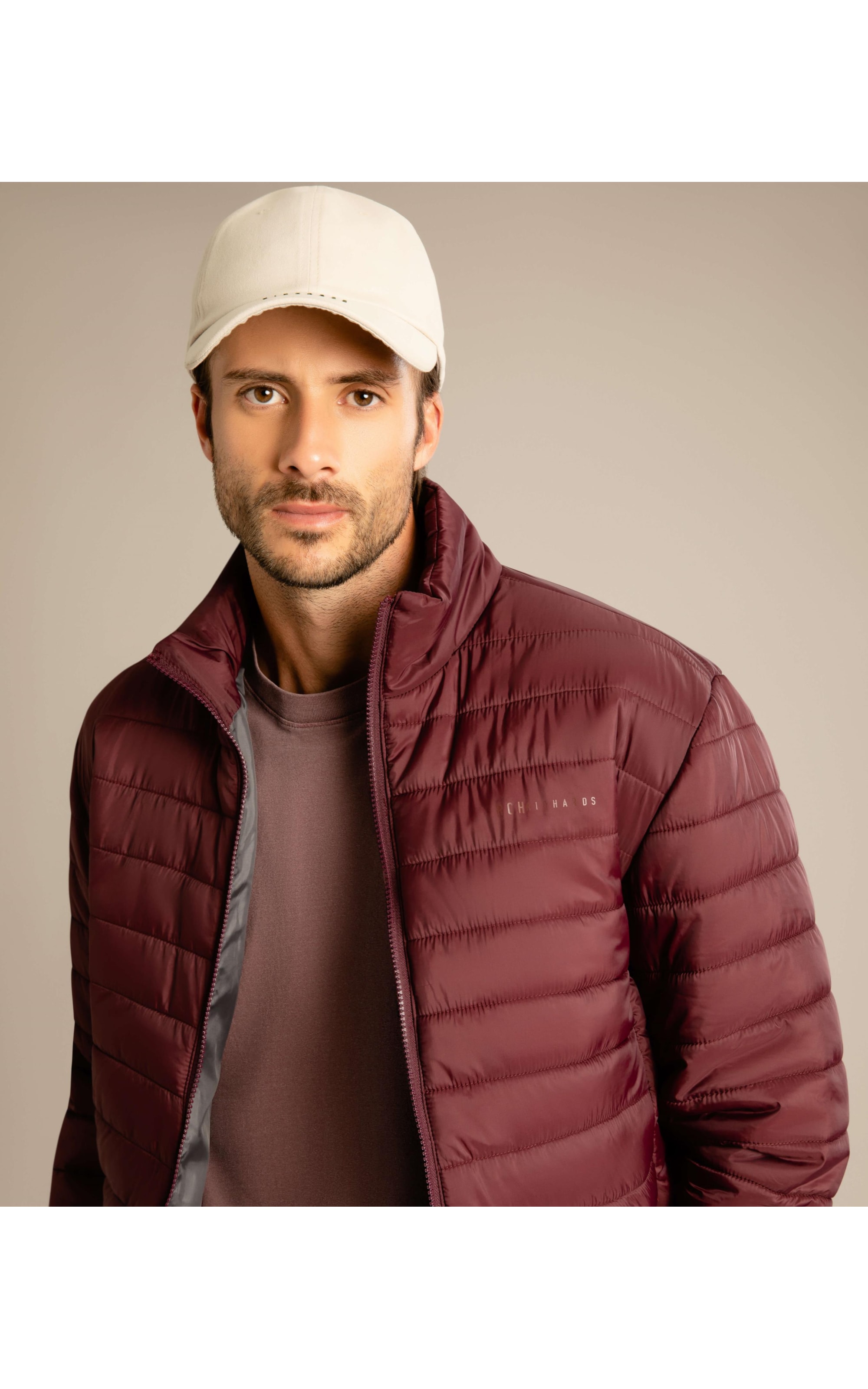 Jaqueta Nylon Light León Dark Wine