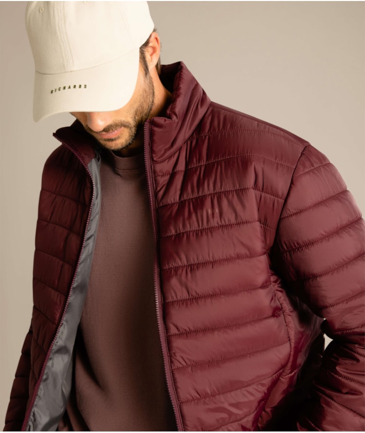Jaqueta Nylon Light León Dark Wine
