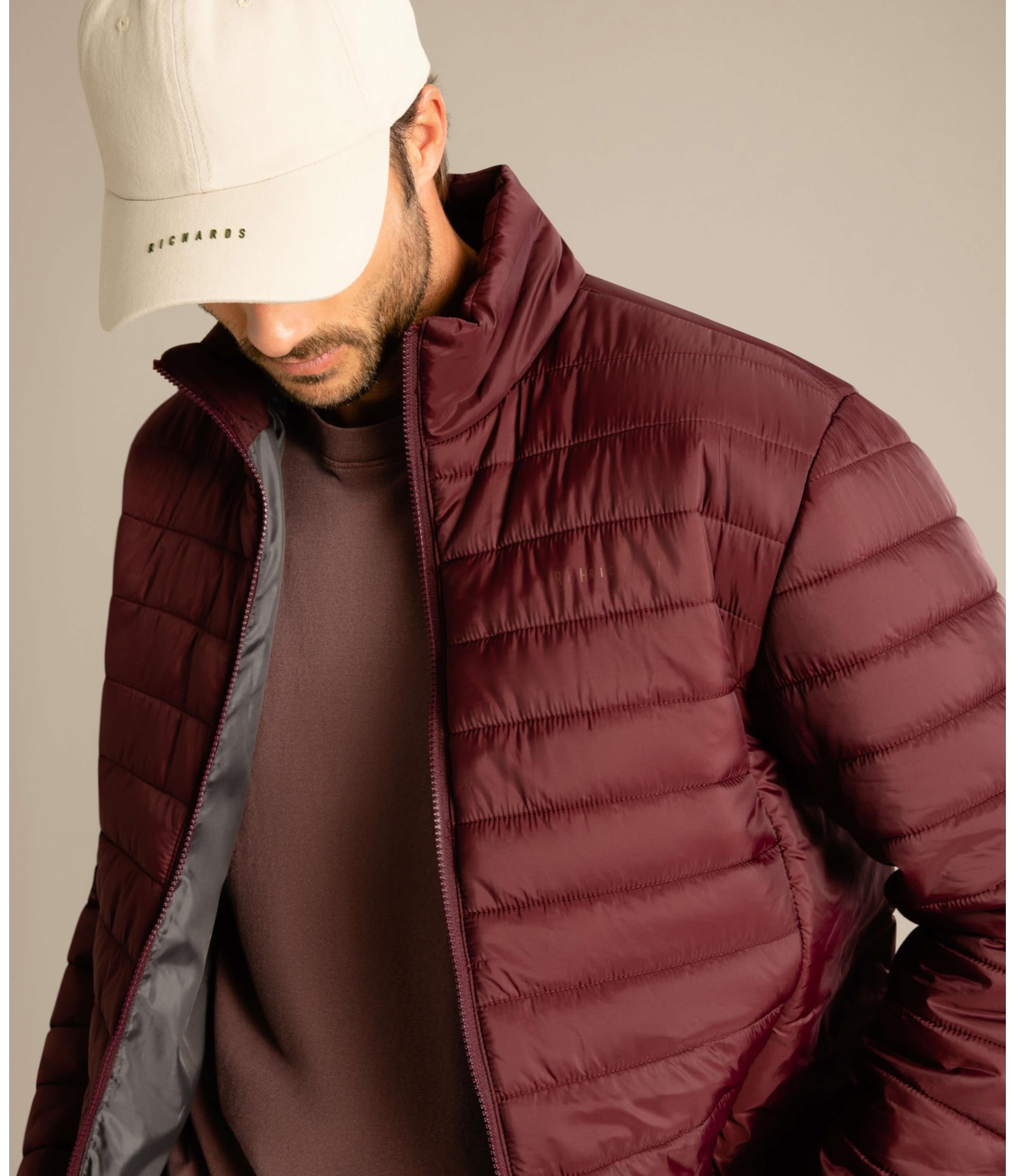 Jaqueta Nylon Light León Dark Wine