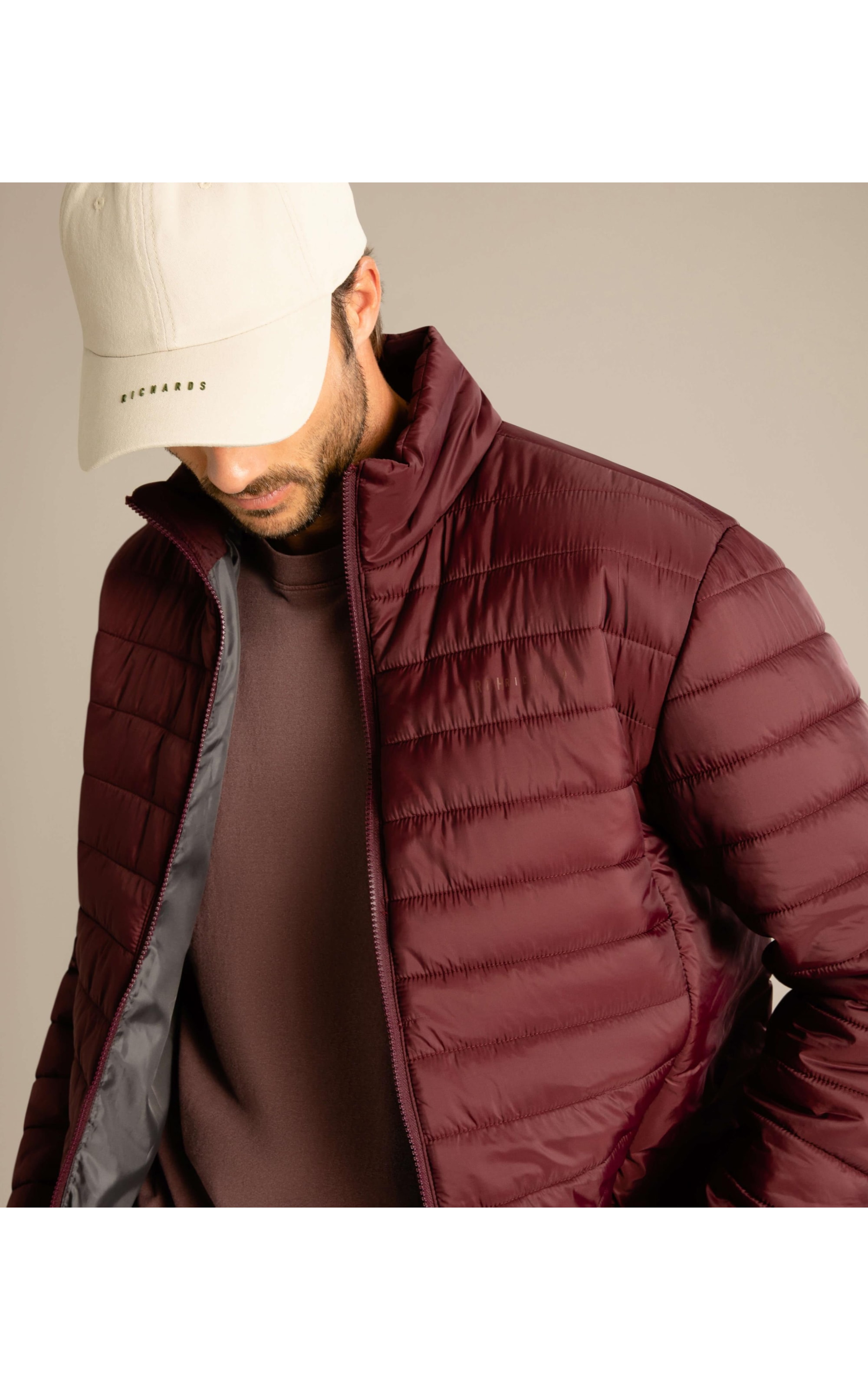 Jaqueta Nylon Light León Dark Wine