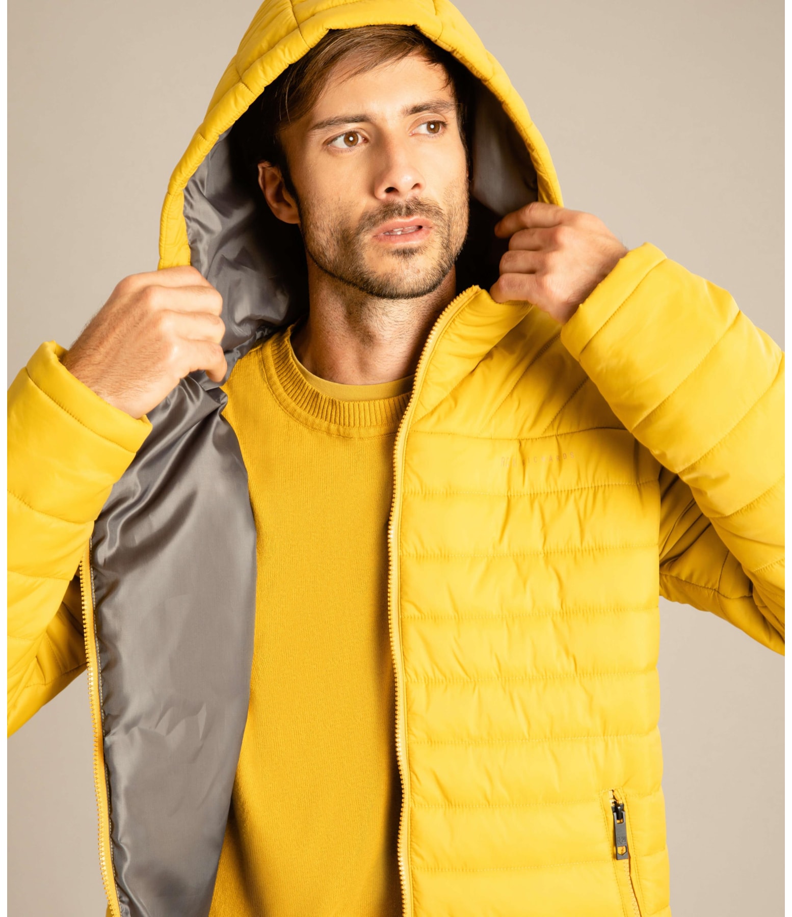 Jaqueta Nylon Light San Juan Mostarda