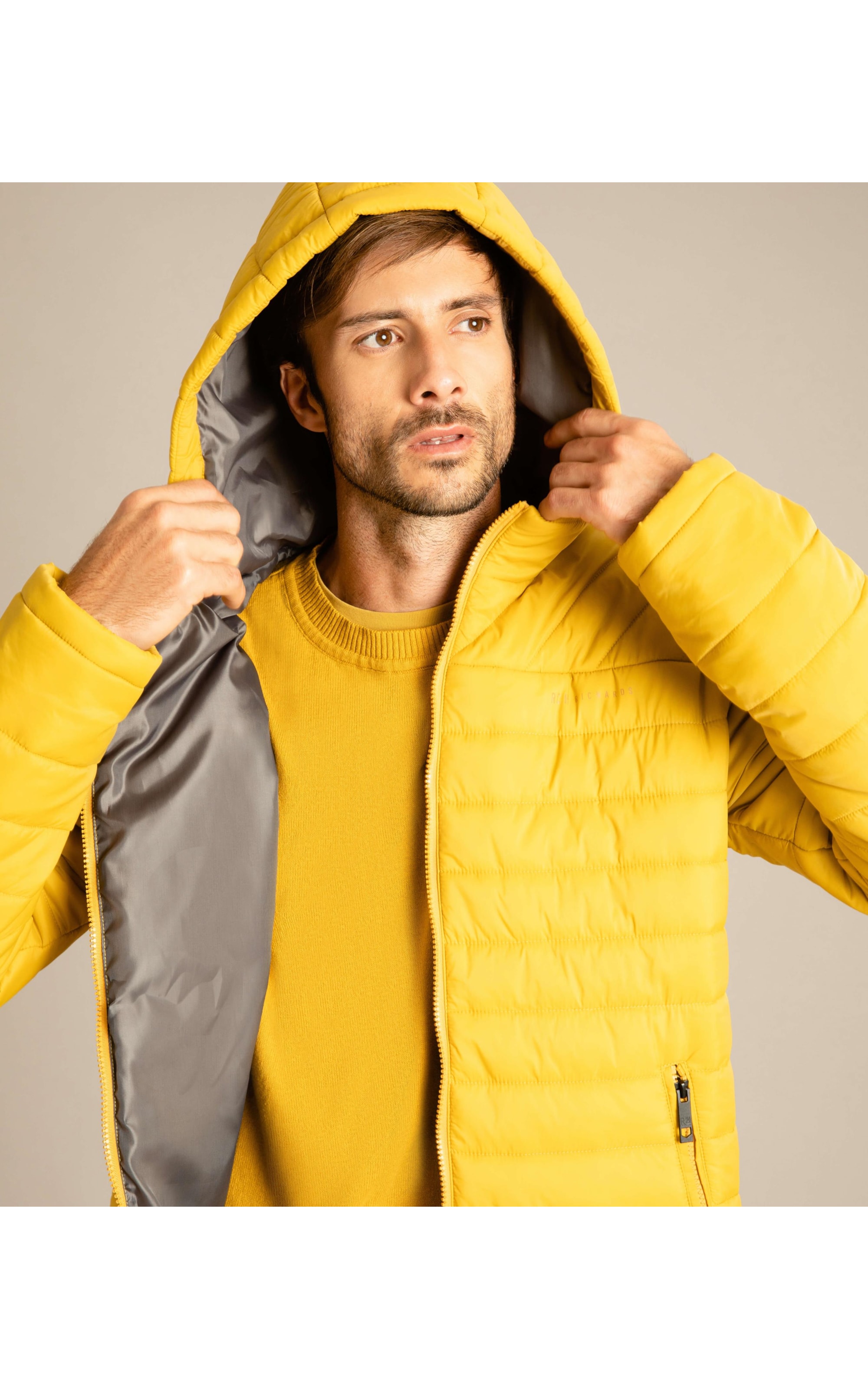 Jaqueta Nylon Light San Juan Mostarda